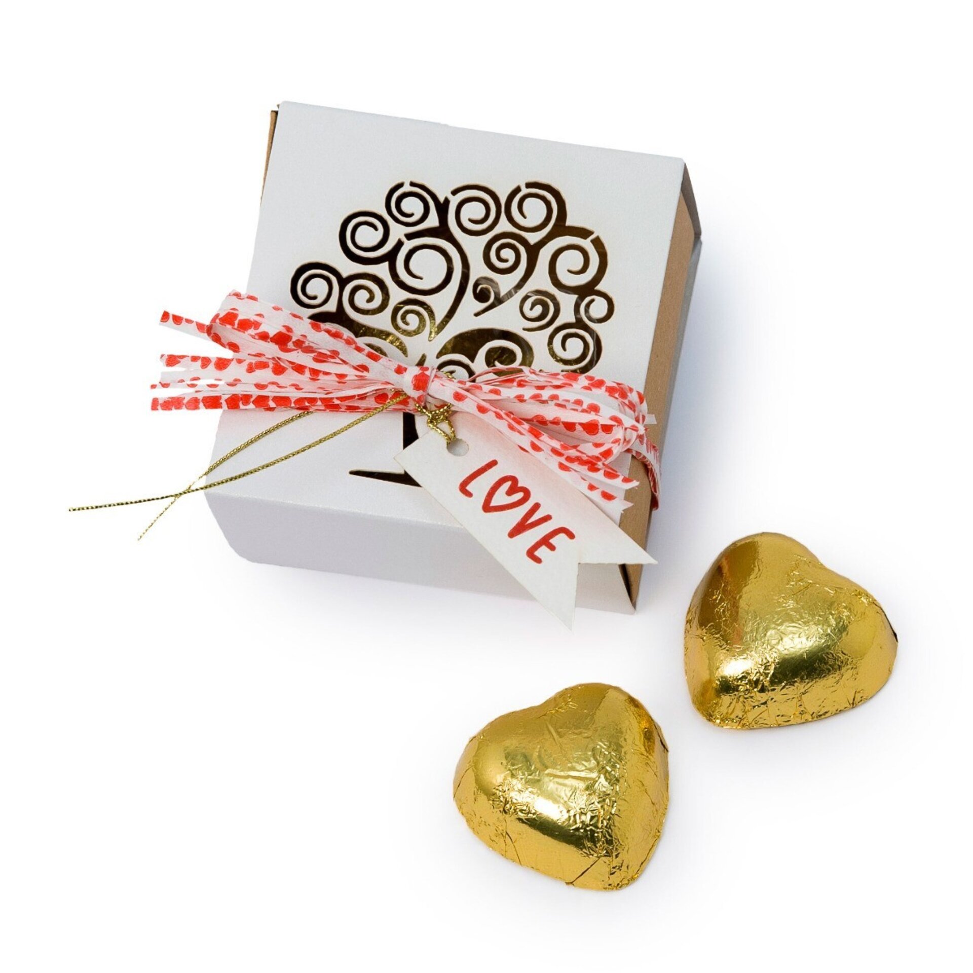 Cajita papel Árbol de la vida tarjeta LOVE 2 cora-choc - 1