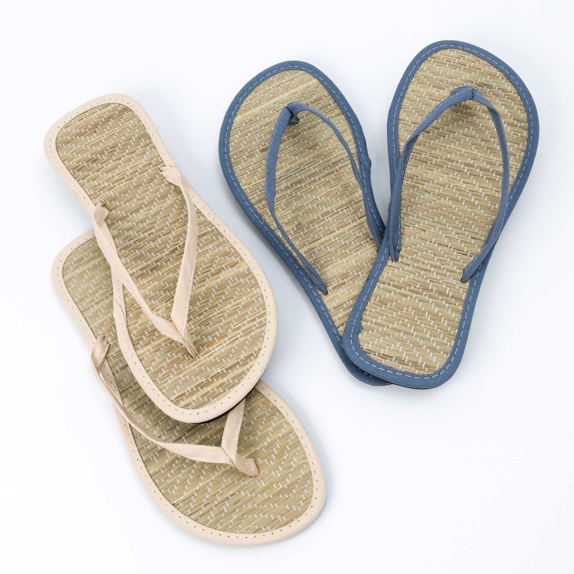 Flip Flop bambú azul/rosa talla M min 2 precio ud 5,51€ - 2