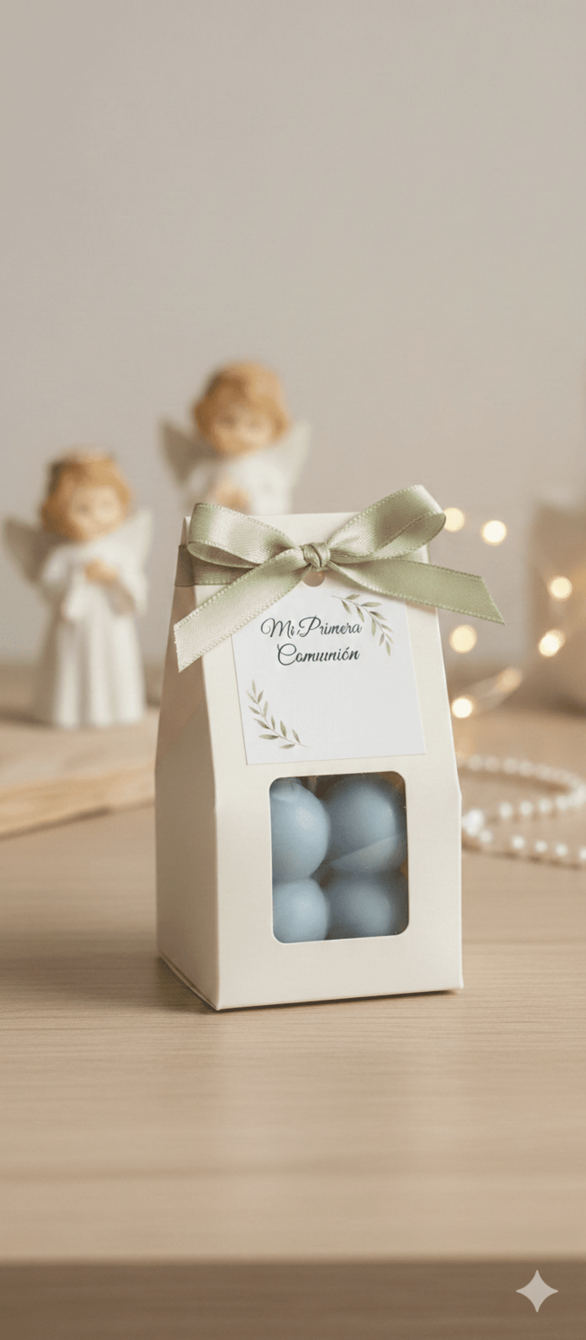 Vela cúbica para comunión - 2