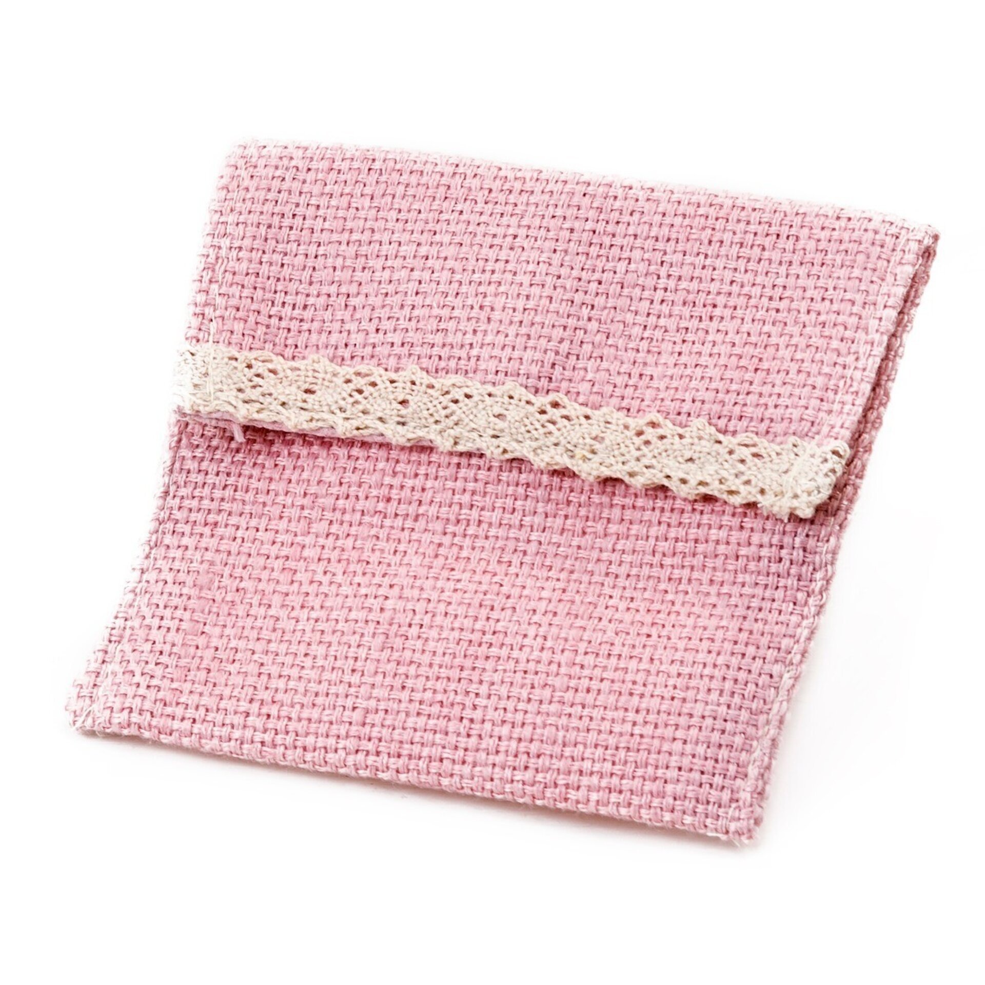 Bolsita rosa con velcro min.12 precio ud 1,25€ - 1