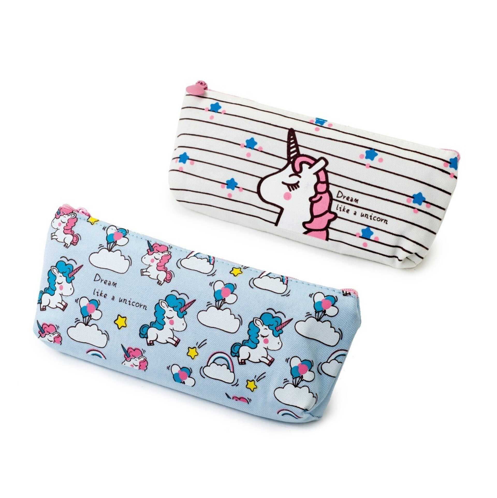 Plumier con cremallera unicornio, mínimo 2 precio ud 2,80€ - 1
