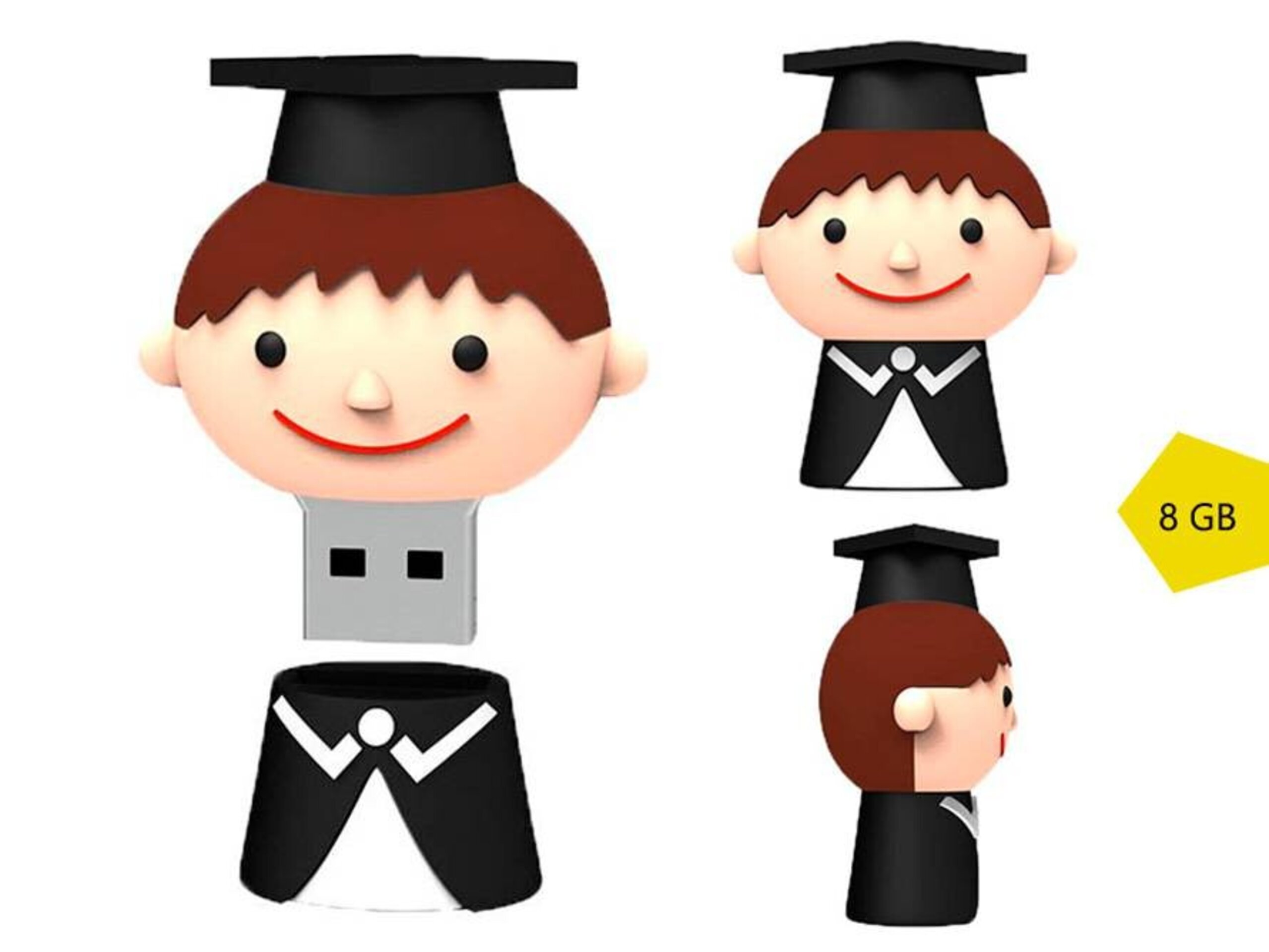 MEMORIA USB GRADUACIÓN NIÑO BIRRETE 8GB - 1
