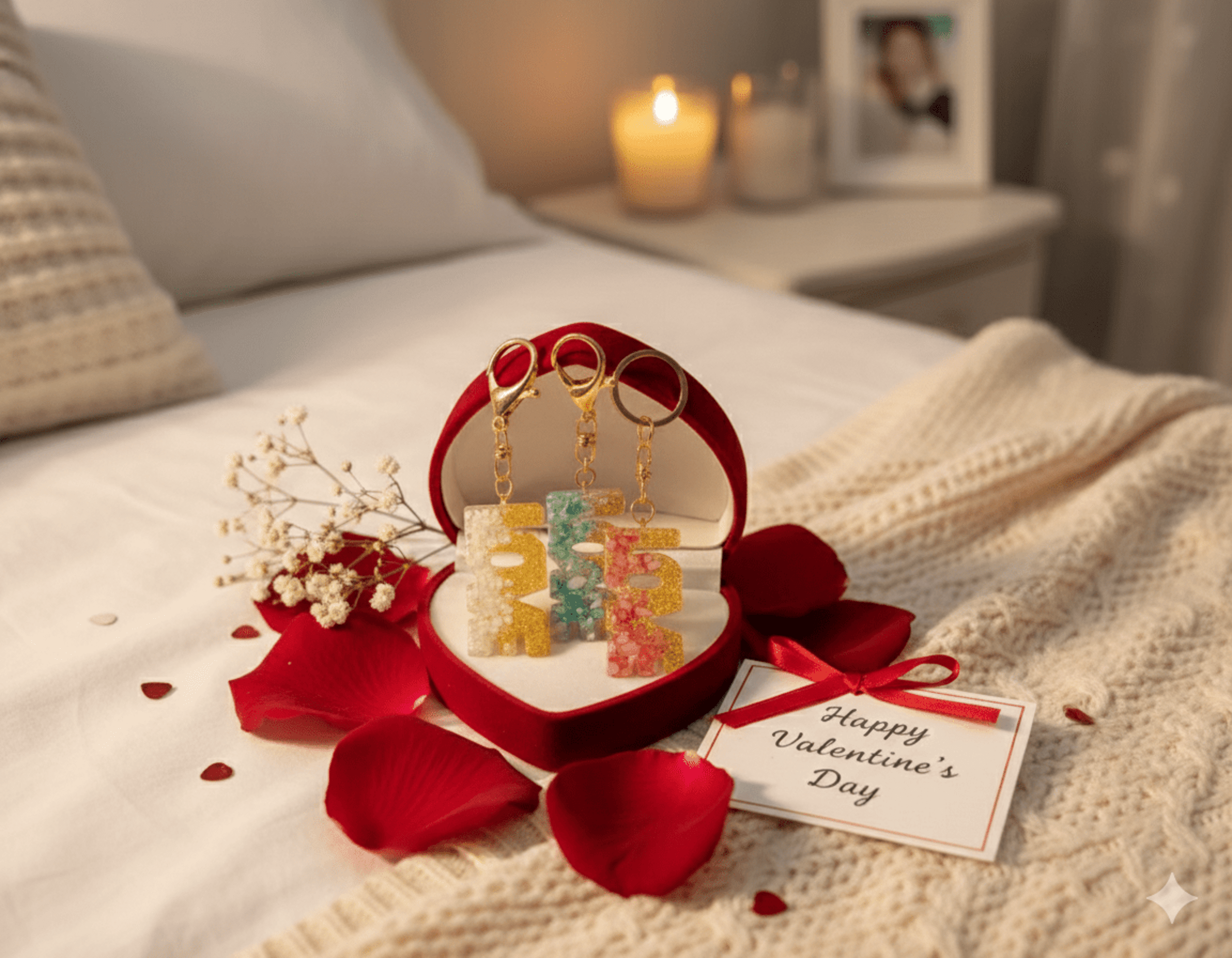 Llavero LOVE resina - 2