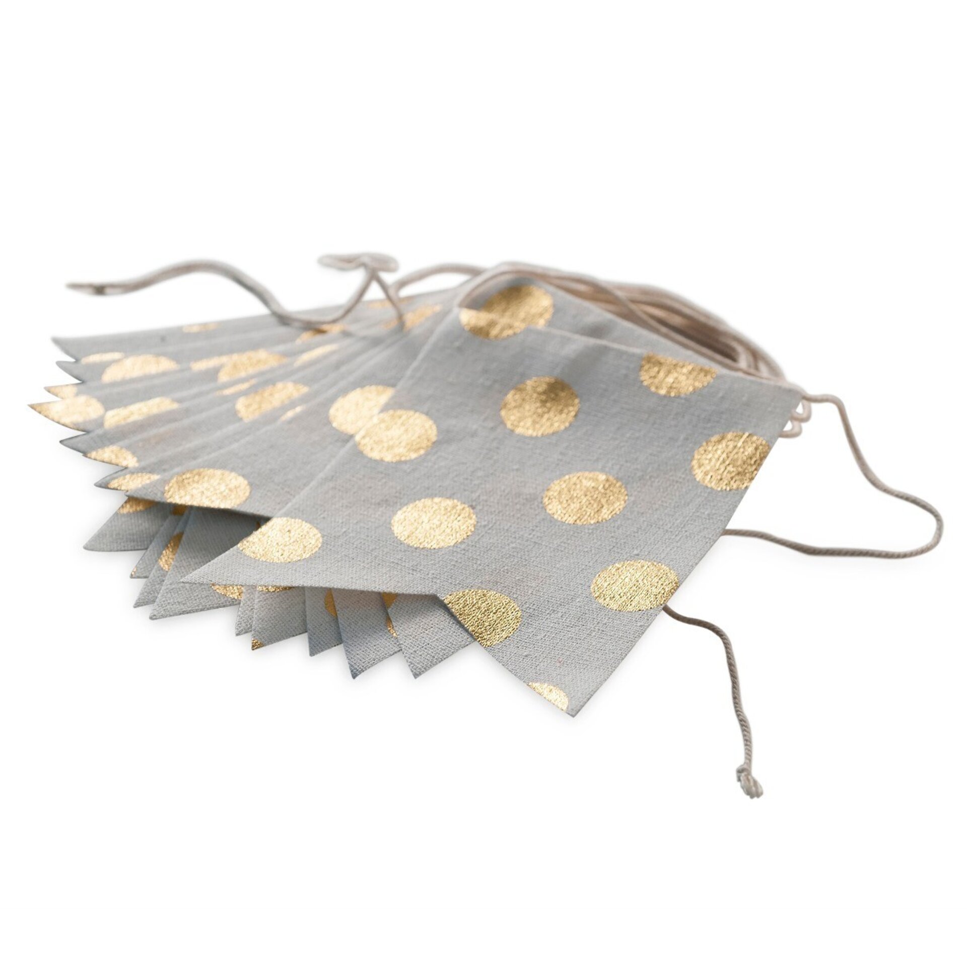 Guirnalda topos dorados 11x15cm 3metros - 2