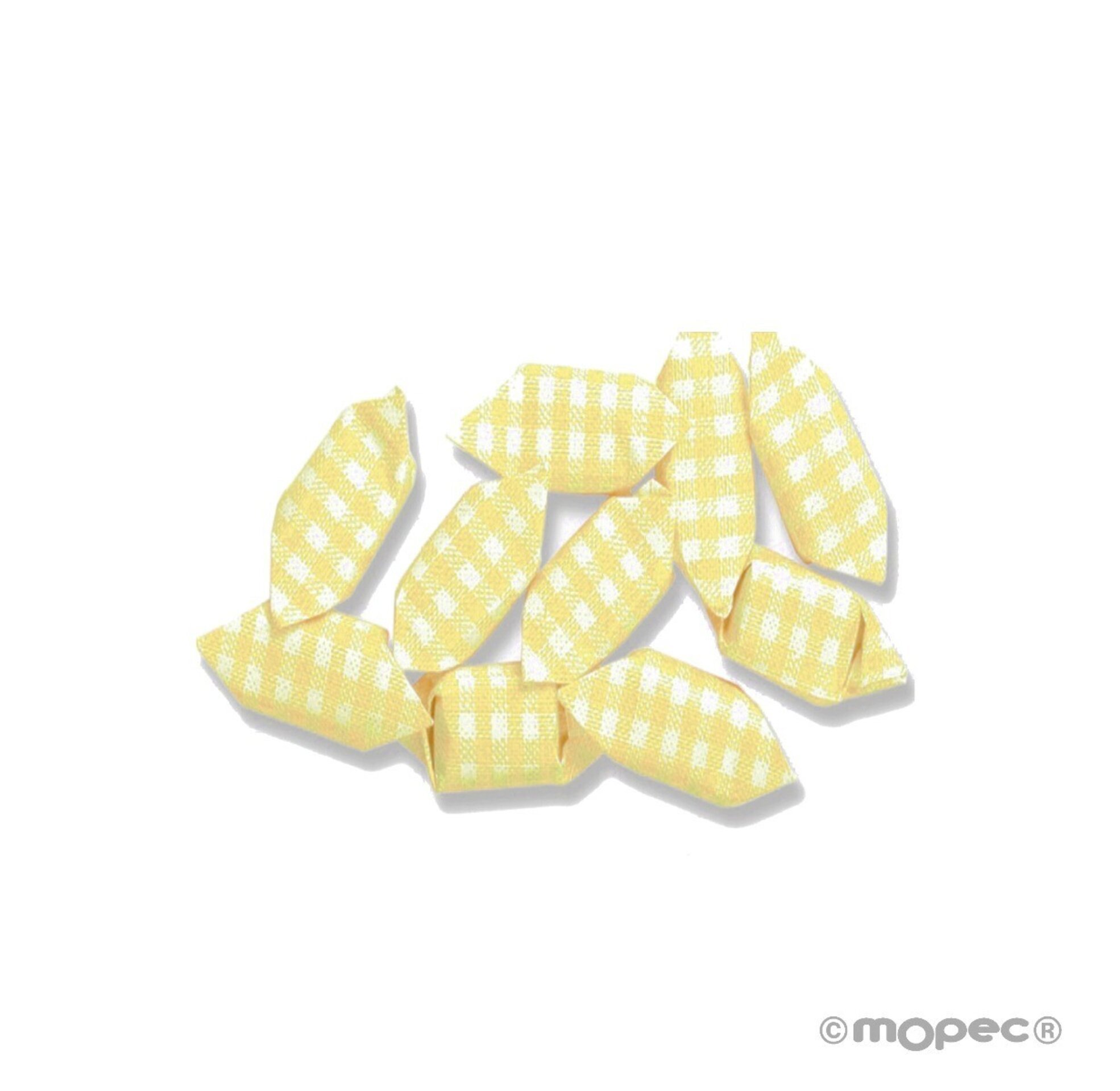Caramelo frutas cuadros amarillo 1Kg* - 1