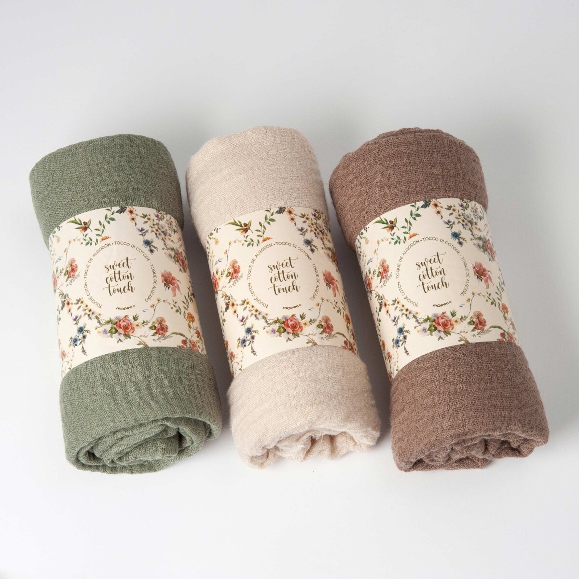 pashmina verde beige y marrón min 3 precio ud 4,80€ - 1