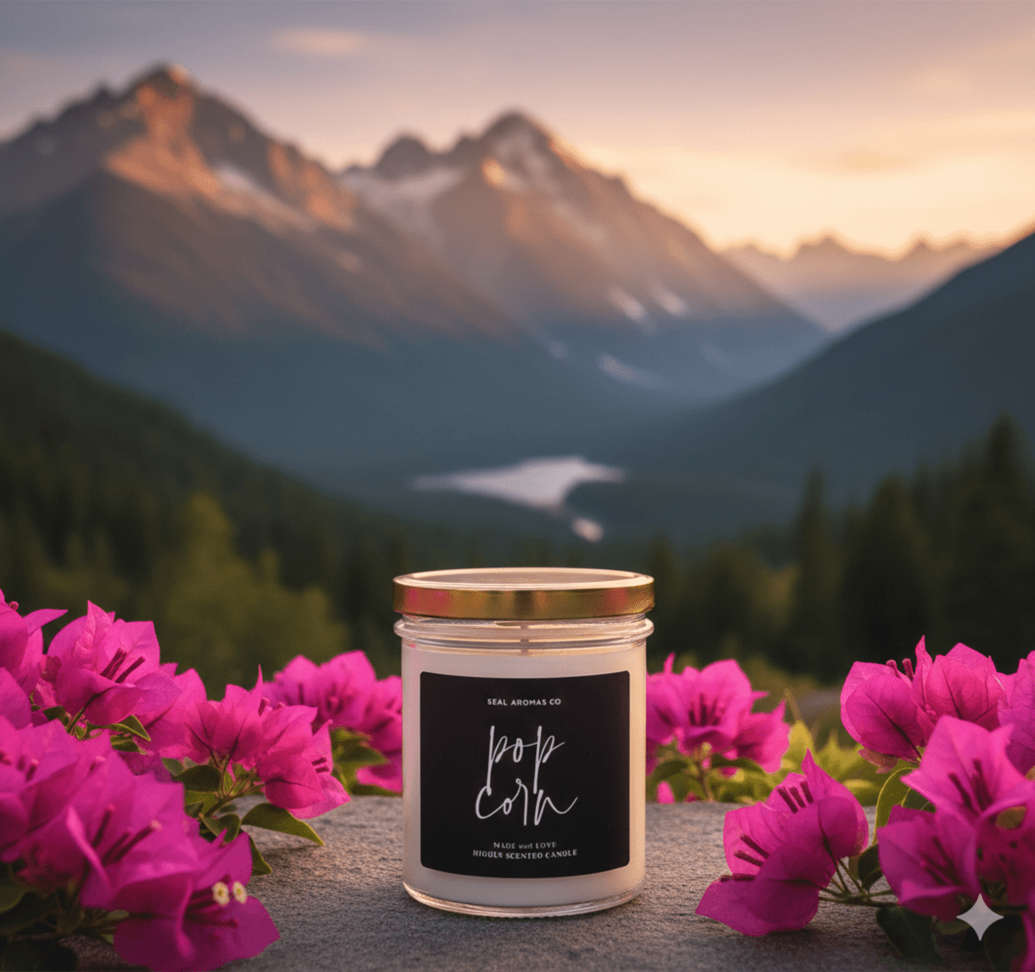 Vela aromática en tarro de cristal con tapa - 1