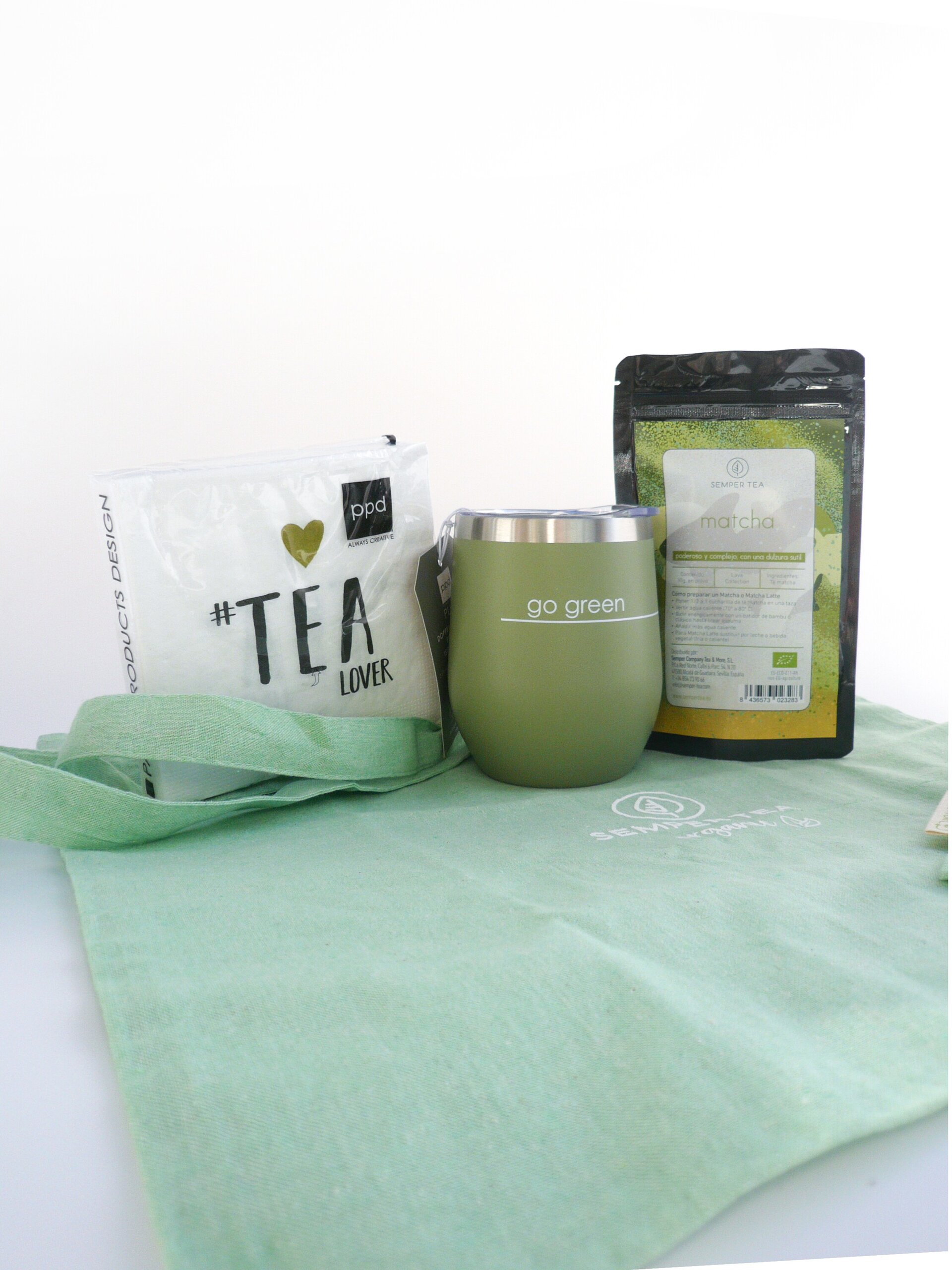 Pack te matcha lovers + taza termo + accesorios - 2