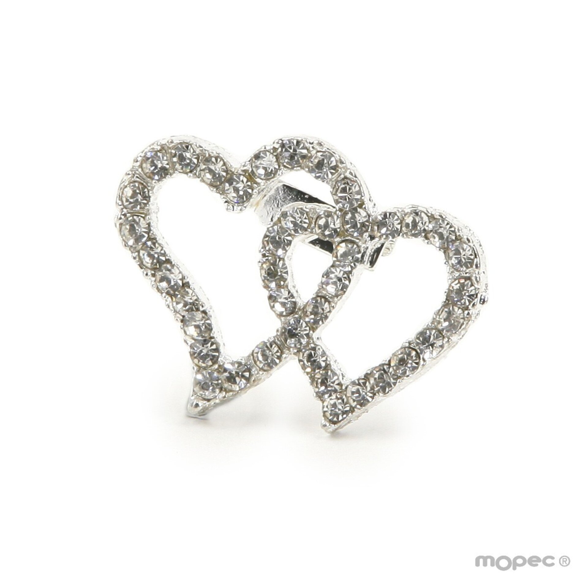 Broche corazones strass min 12 precio ud 1,45€ - 1