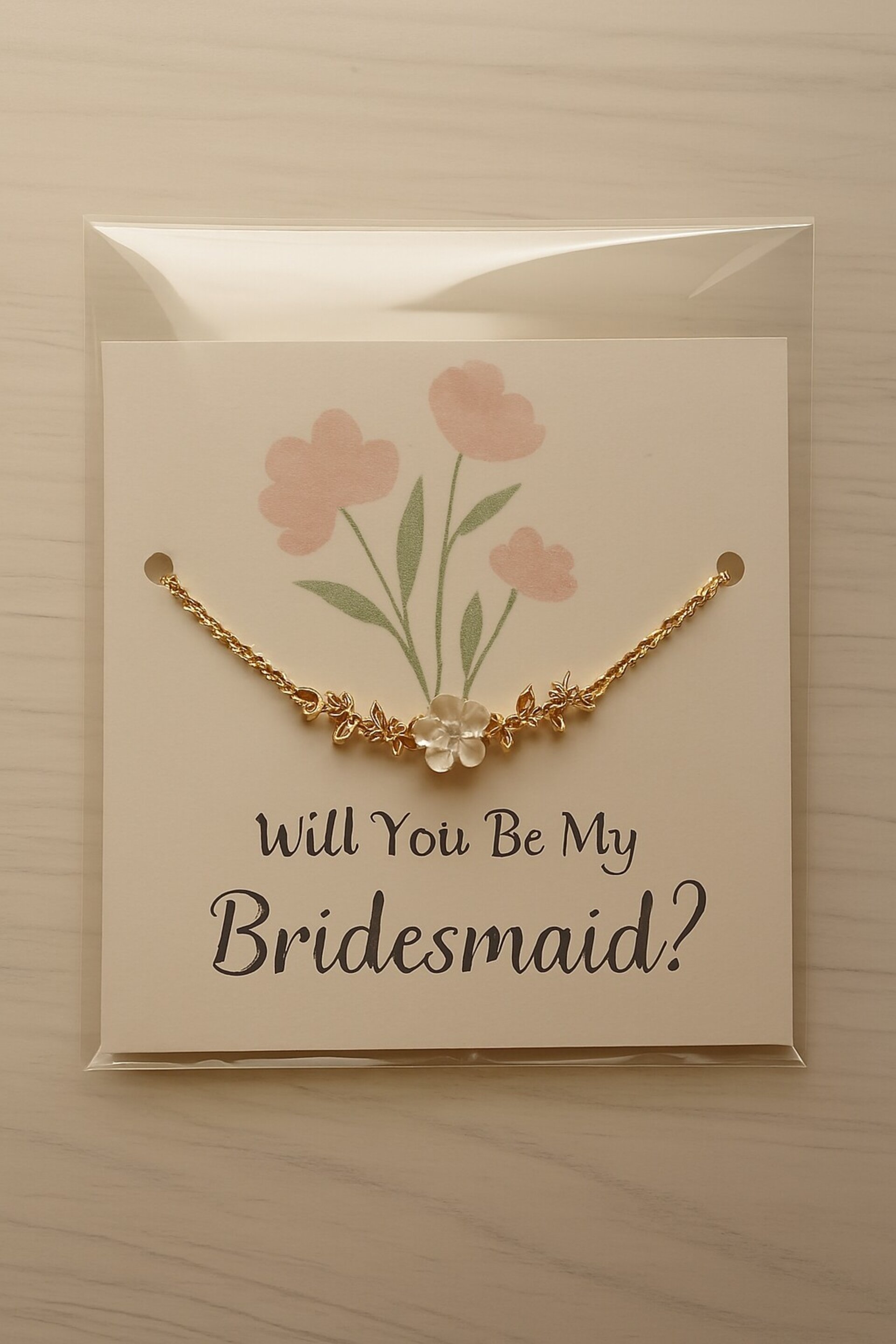 Pulsera con papel de semillas para damas y madrinas - 3