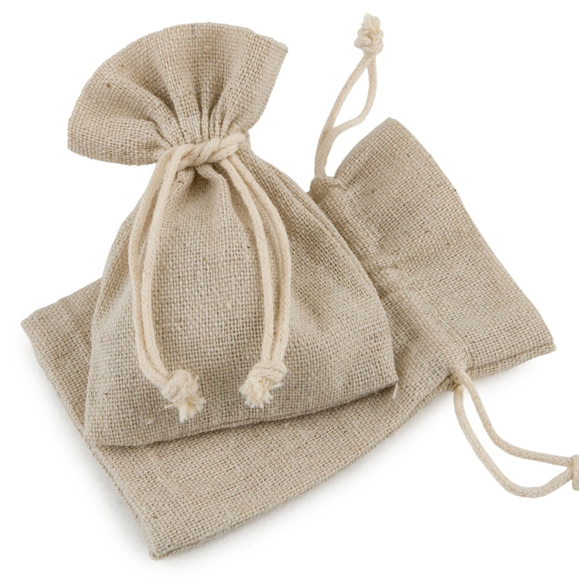 bolsa algodón beige min 12 precio ud 1,30 € - 2