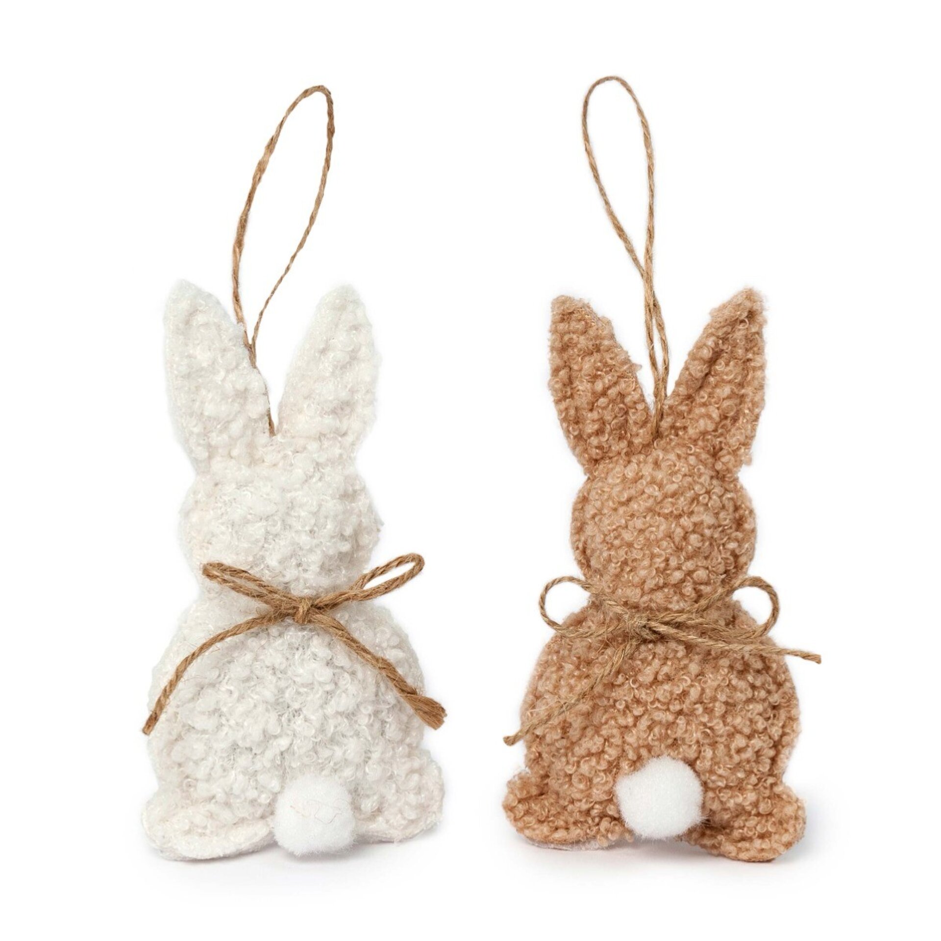 Colgante conejitos marfil y beige min 6 precio ud 1,75€ - 1