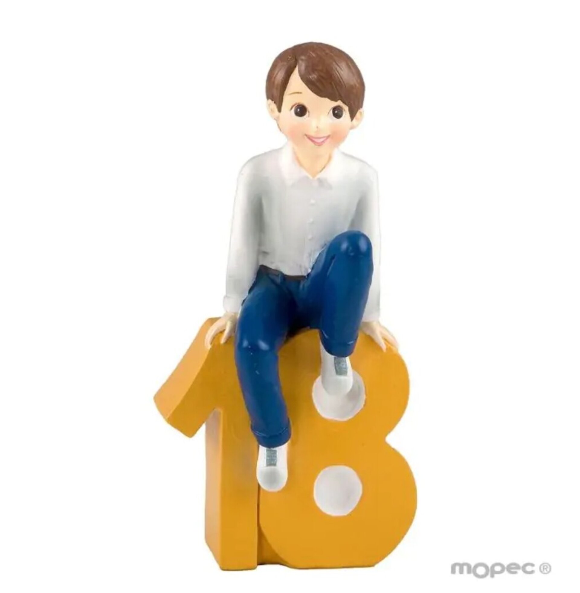 Figura para Tartas de 18 Cumpleaños de Chico - 1