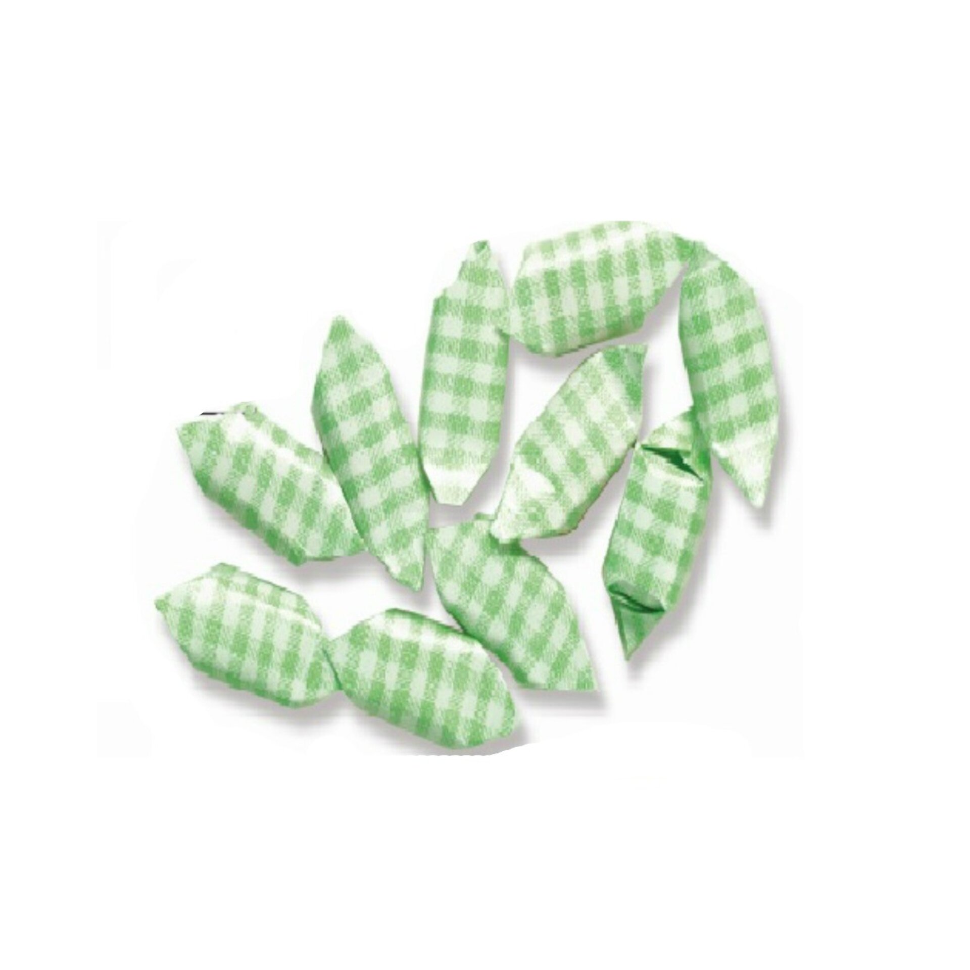 Caramelo frutas cuadros verde 1Kg* - 1
