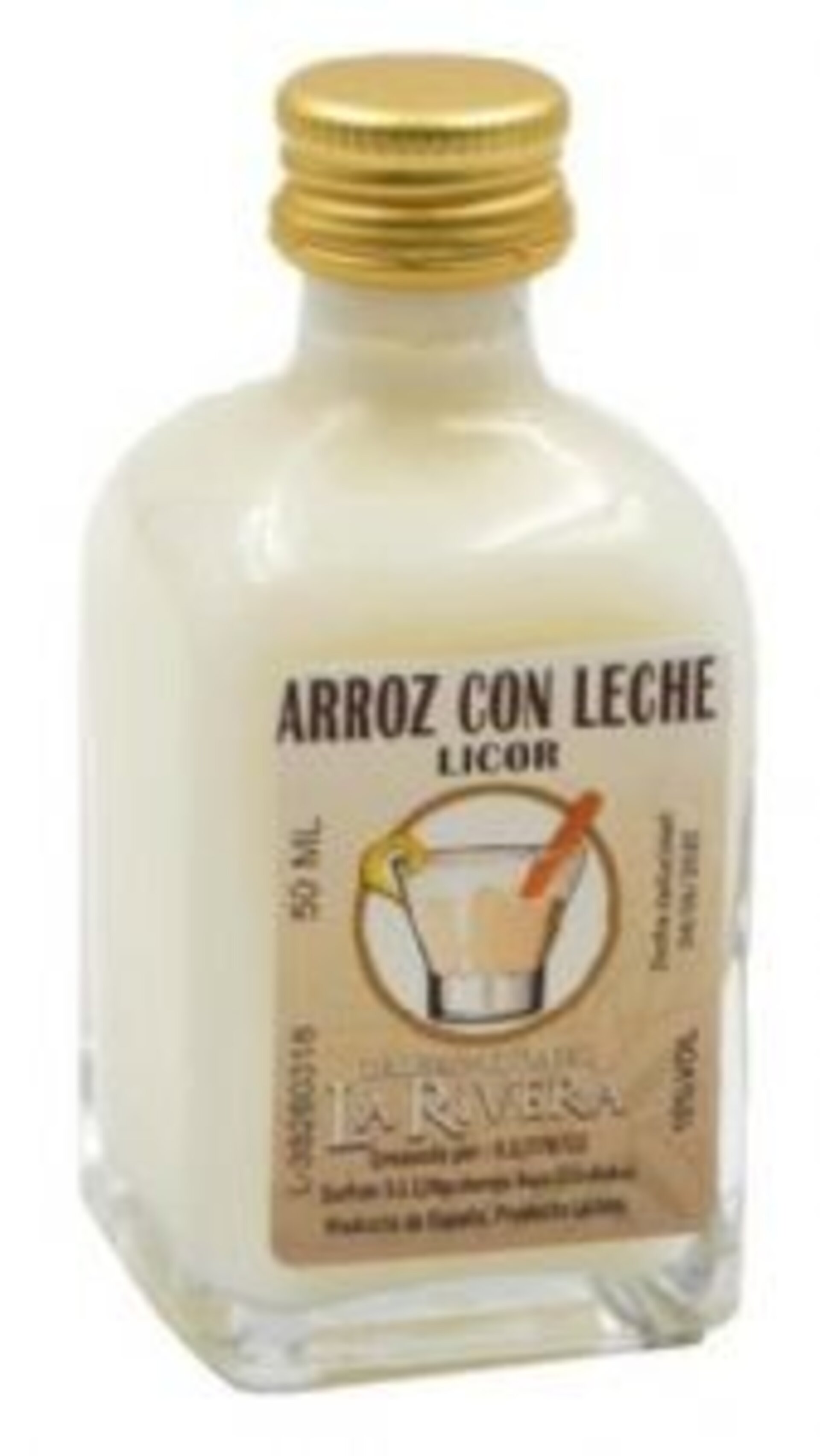 LICOR BOTELLA CRISTAL varios sabores 50ml - 10