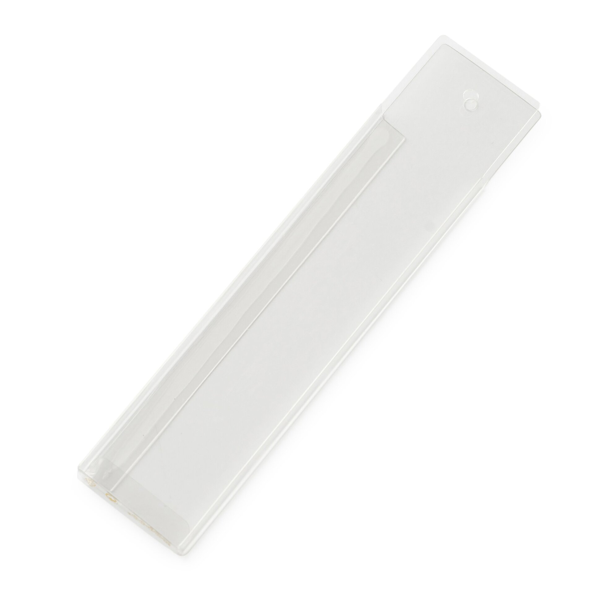 Caja transp. con agujero 3,7x17x0,7cm min.25 0,45€ - 2