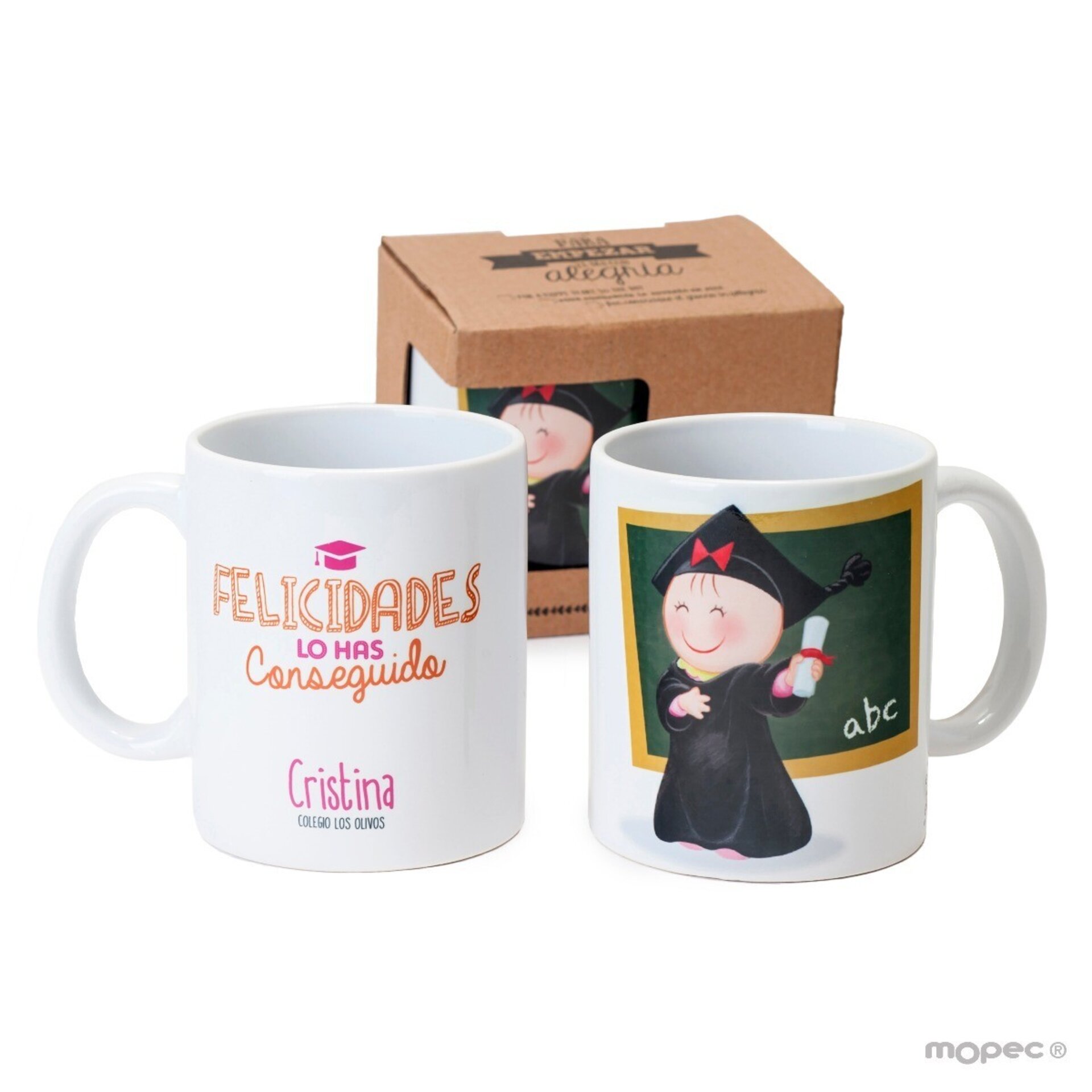 Taza cerámica Pita graduación y pizarra - 1