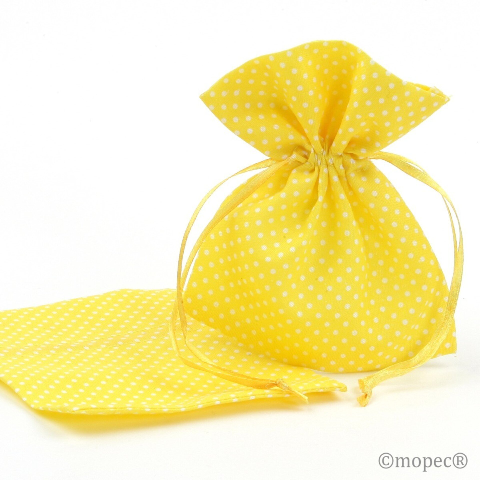 Bolsa topitos amarilla 10x12cm. Min.24 0,55€ ud - 2