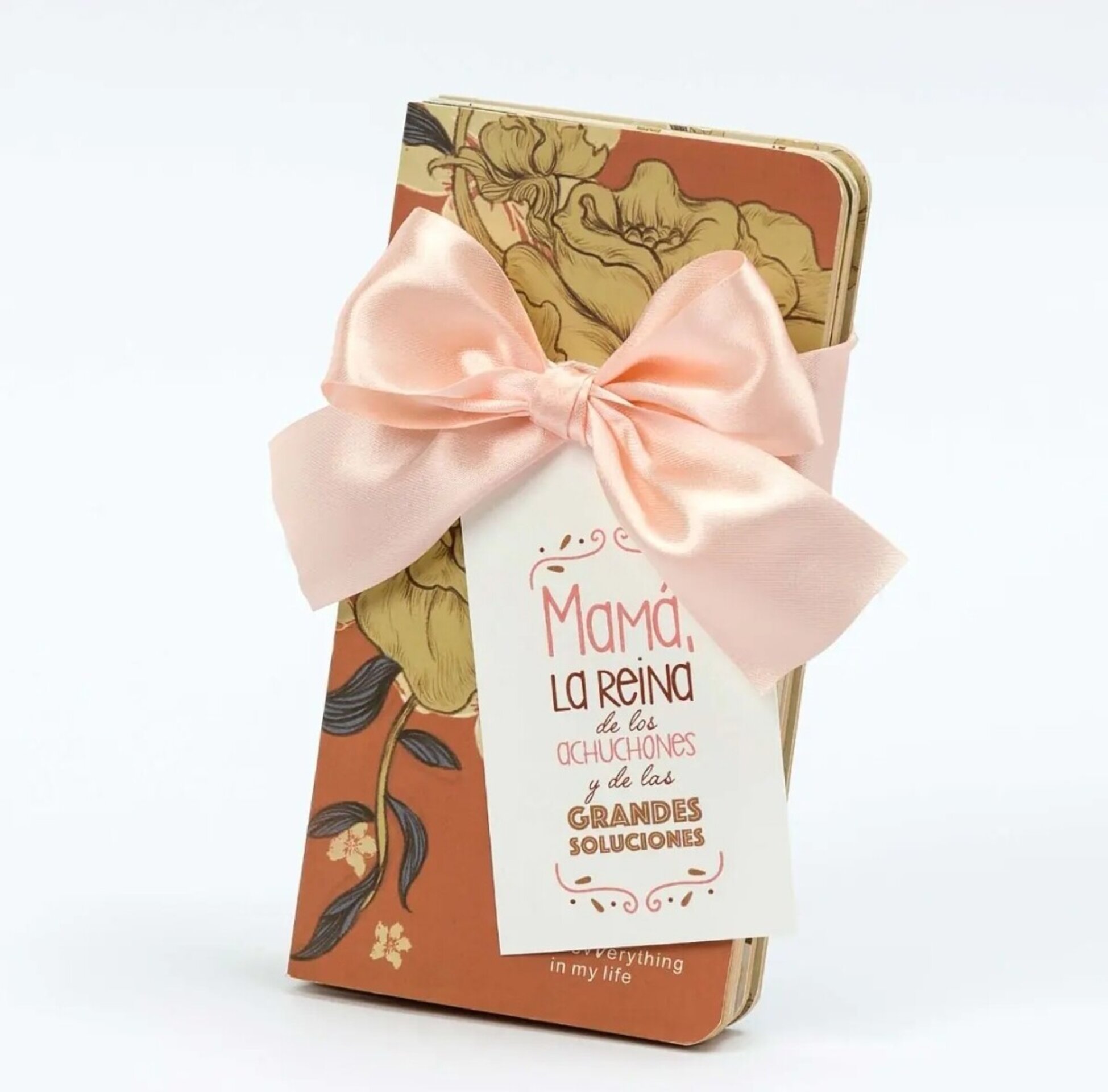 Set de 4 libretas flores con lazo - 2