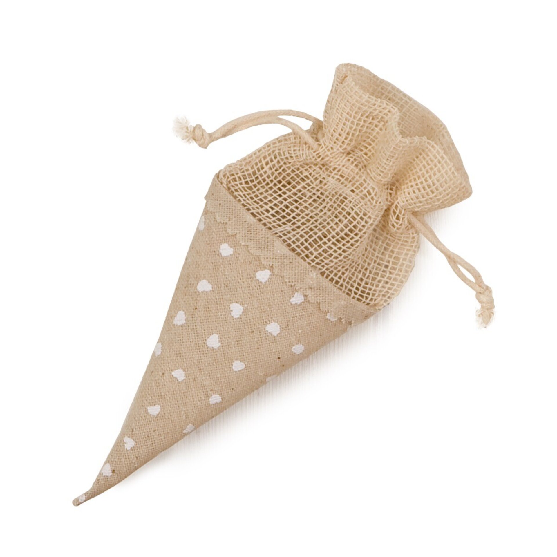 Cono bolsa con corazones min 12 precio ud 1,20€ - 1