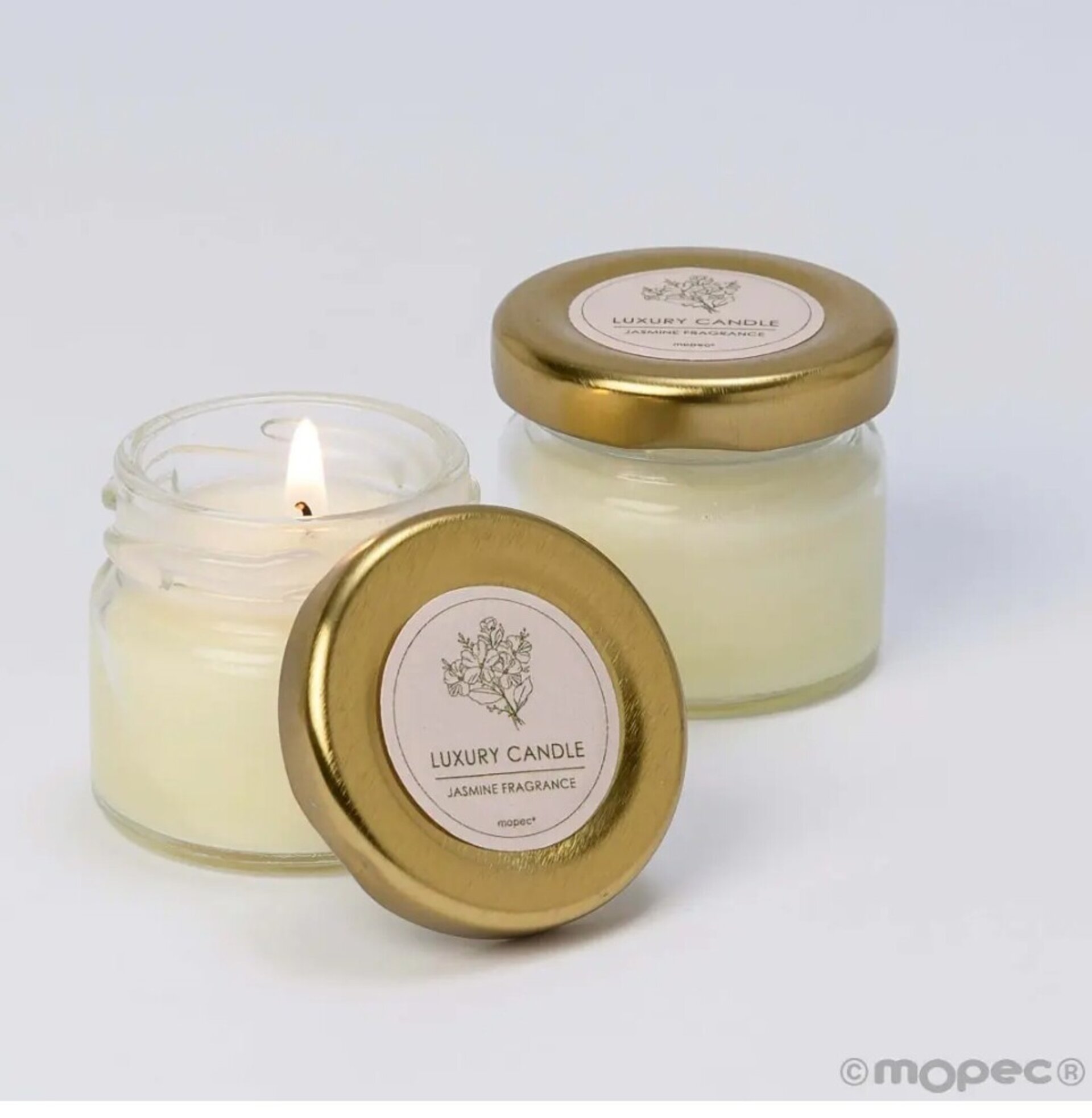 Vela aromática Navideña tul verde con tarjeta Merry Christmas - 2