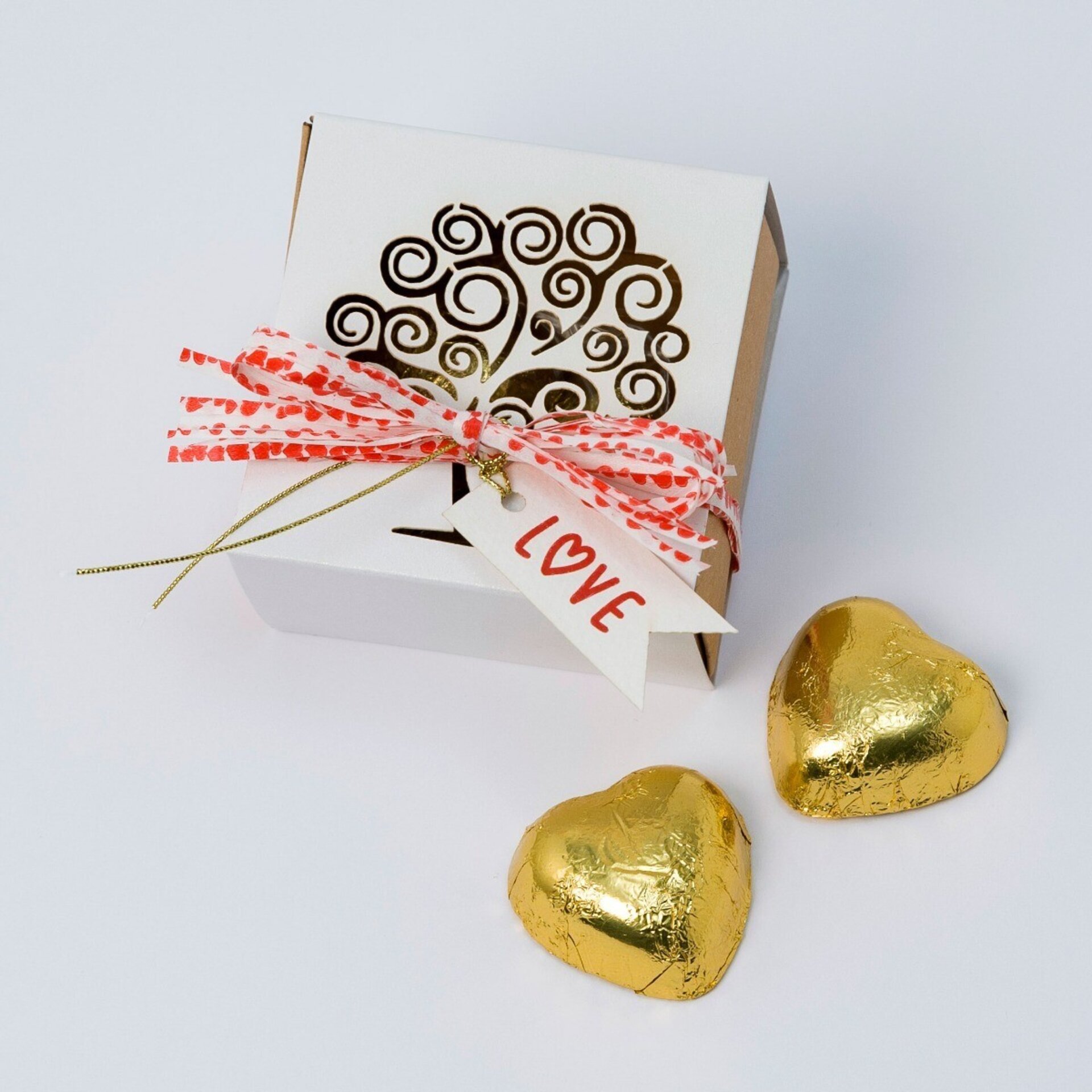 Cajita papel Árbol de la vida tarjeta LOVE 2 cora-choc - 2