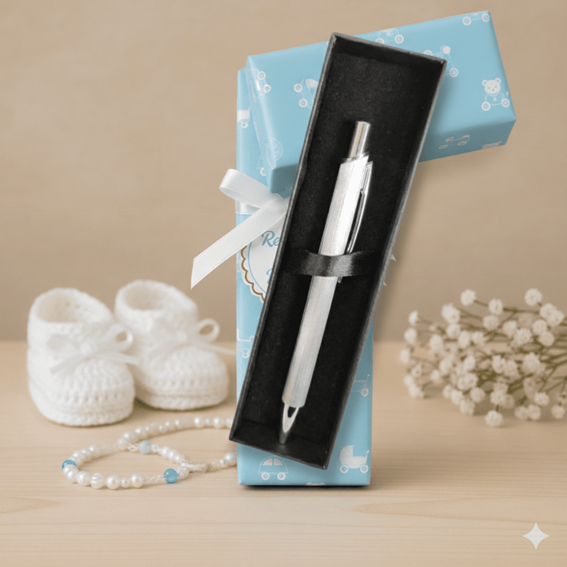 Bolígrafo plateado - 1