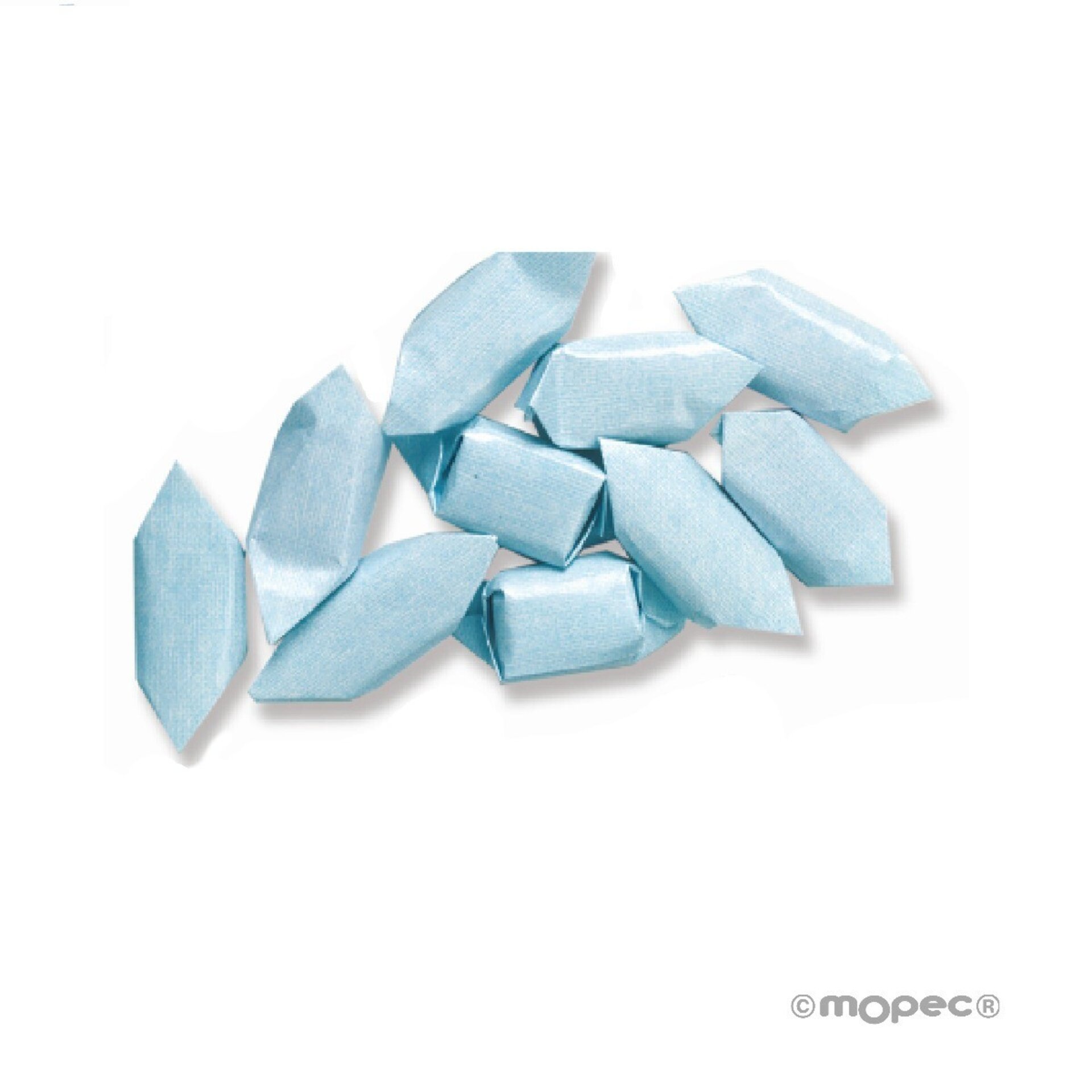 Caramelo frutas liso azul 1Kg* - 1