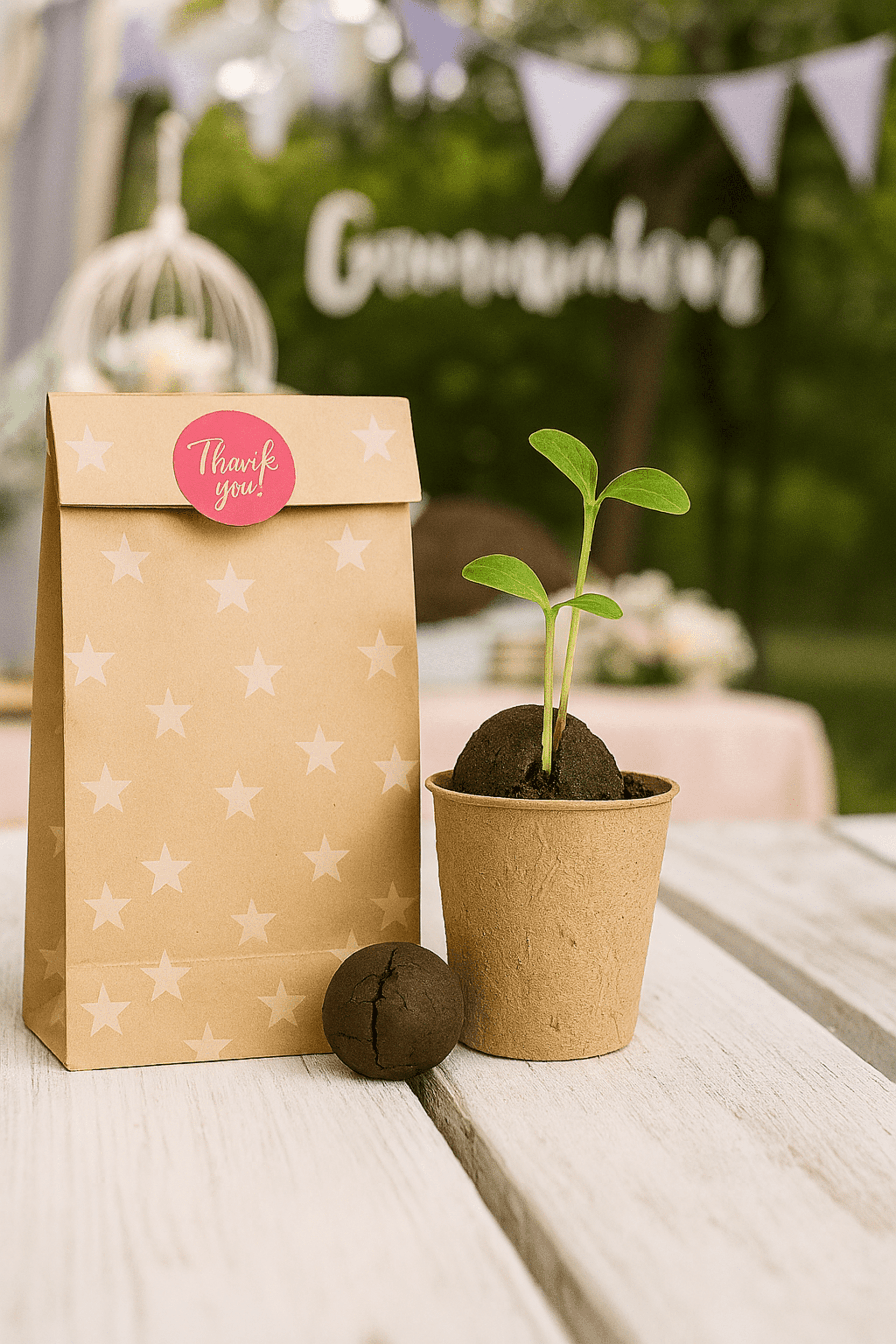 Bomba de semillas con maceta bio - 2