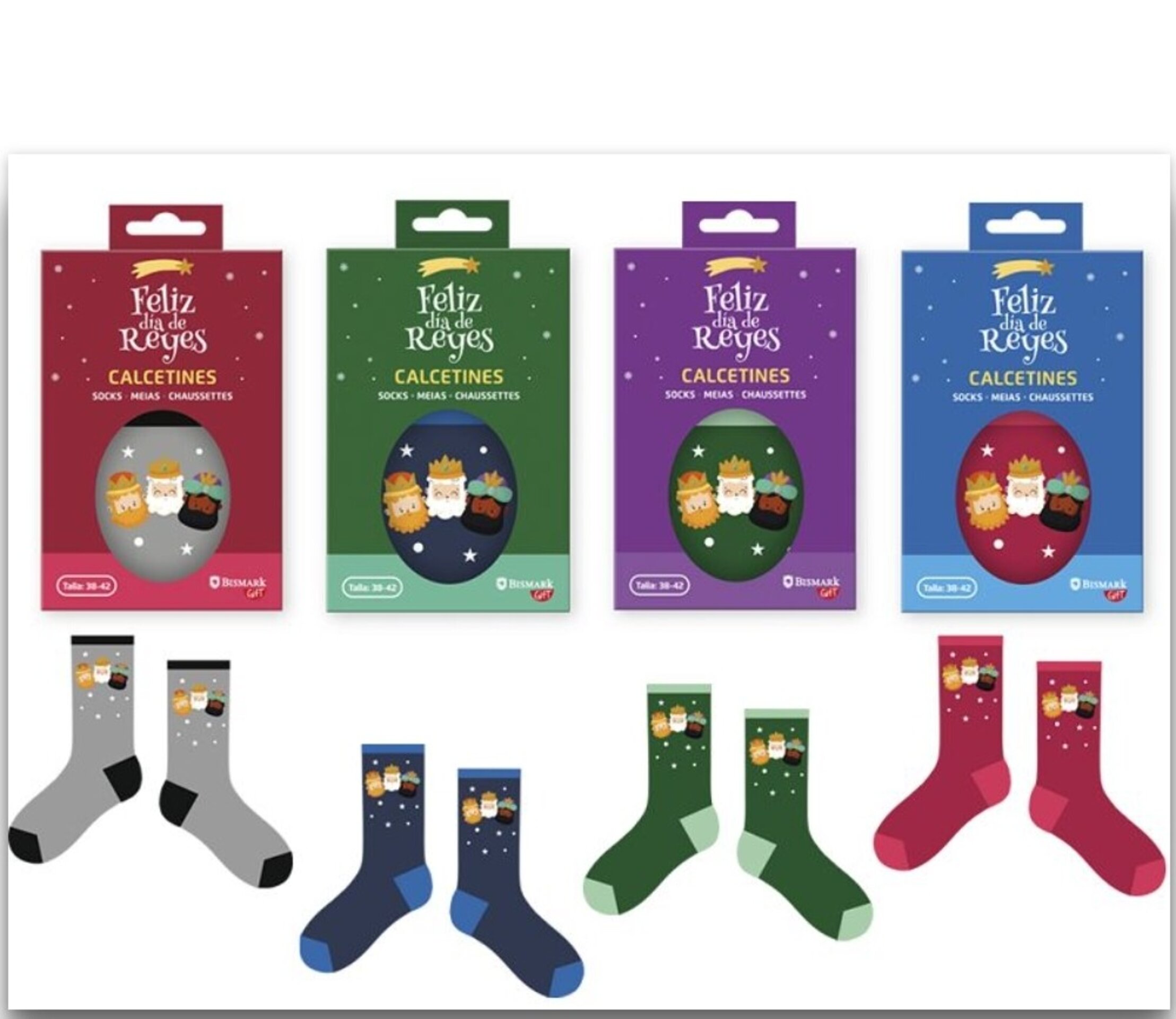 CALCETINES REYES MAGOS TALLA UNICA - 2