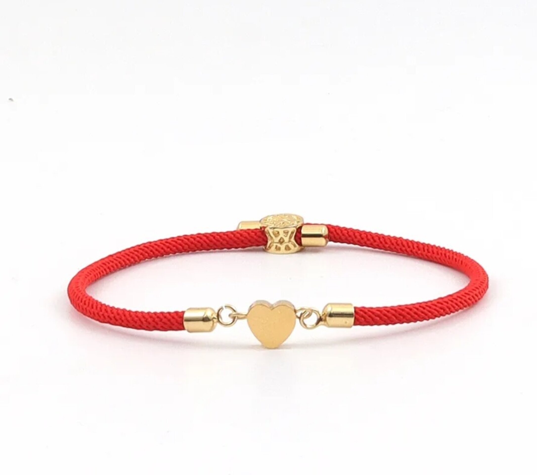 Pulsera con corazón y charm 4 colores - 5