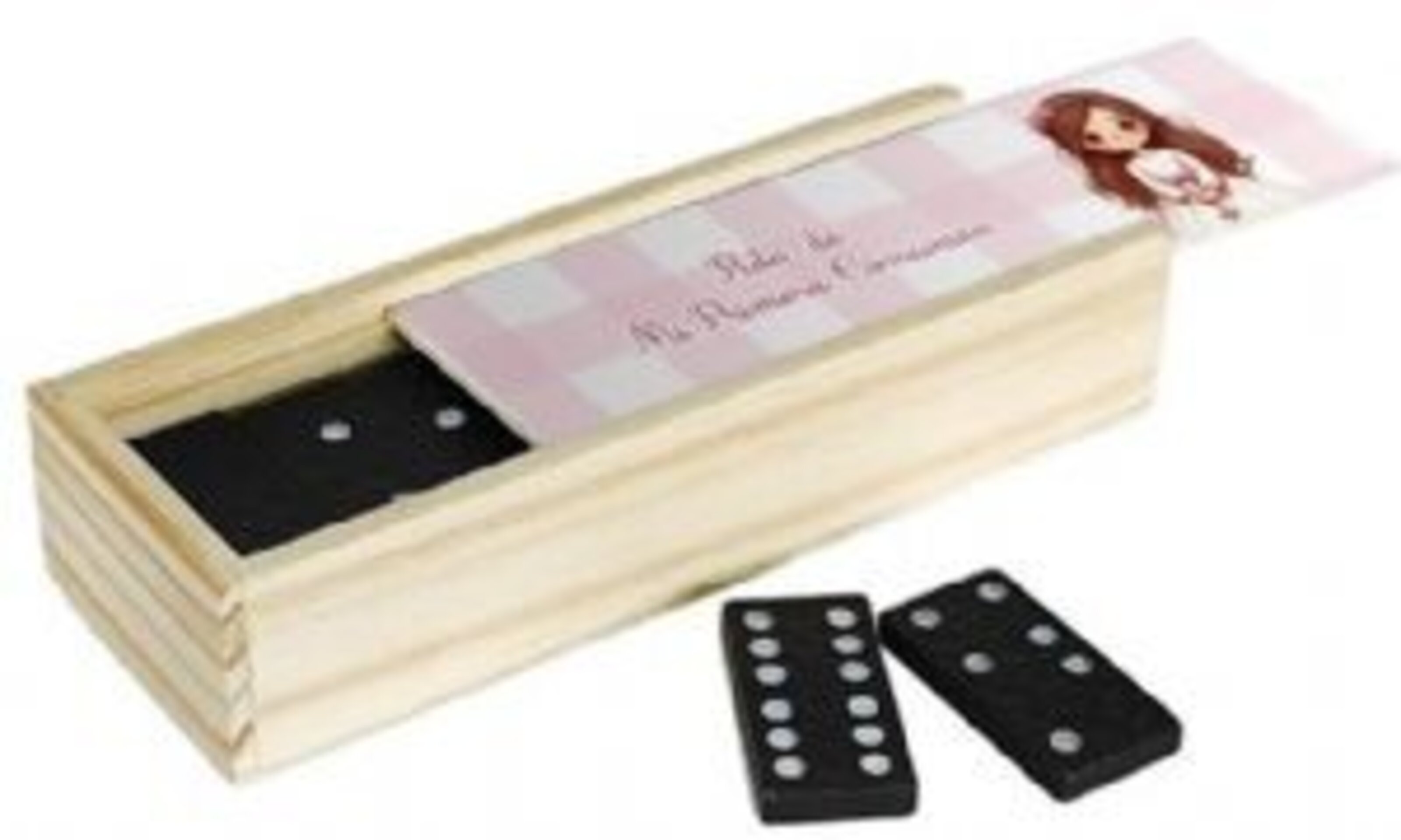 JUEGO DOMINO CON PEGATINA NIÑA COMUNIÓN DOS COLORES - 2