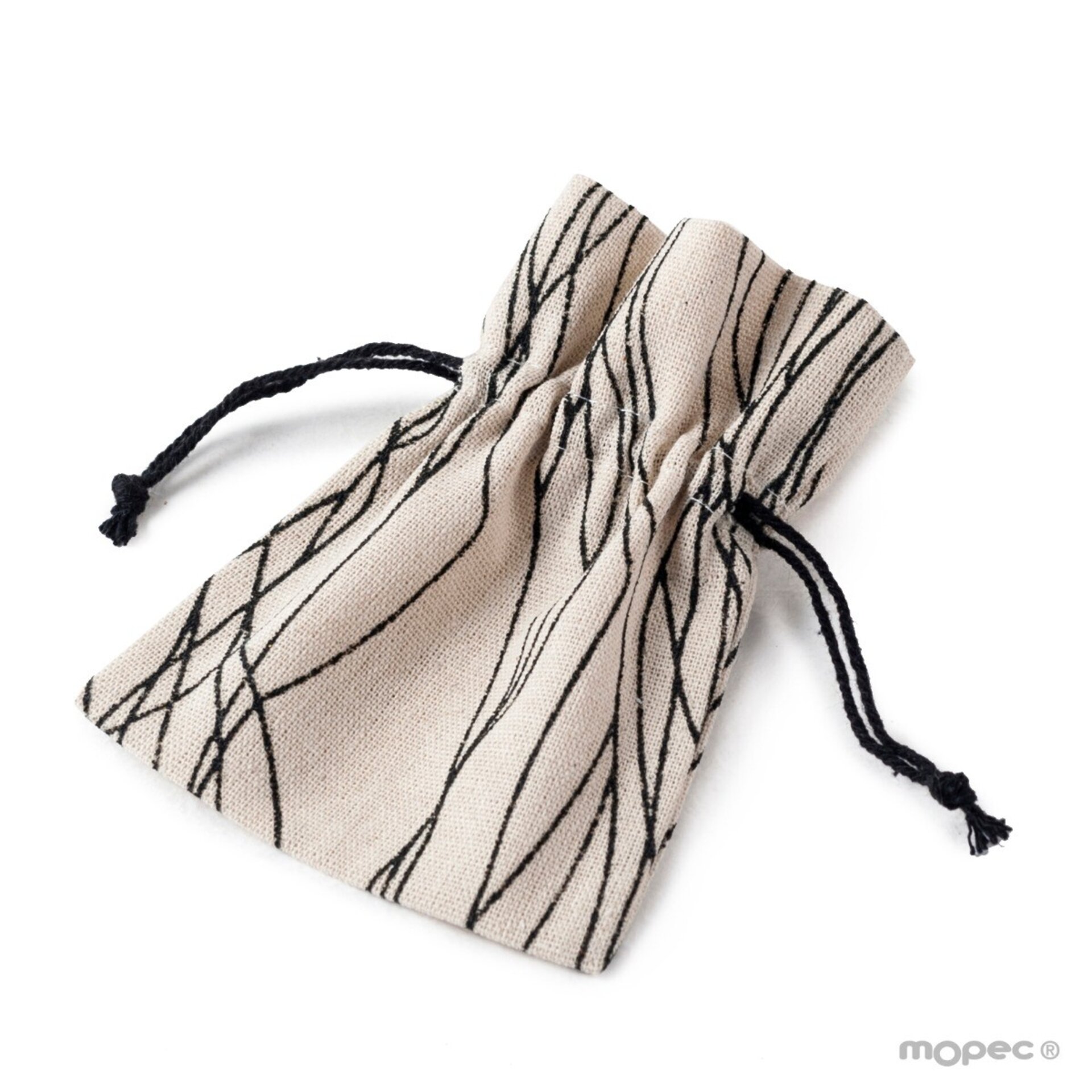 bolsa algodón líneas negras min 24 precio unidad 0,65€ - 2