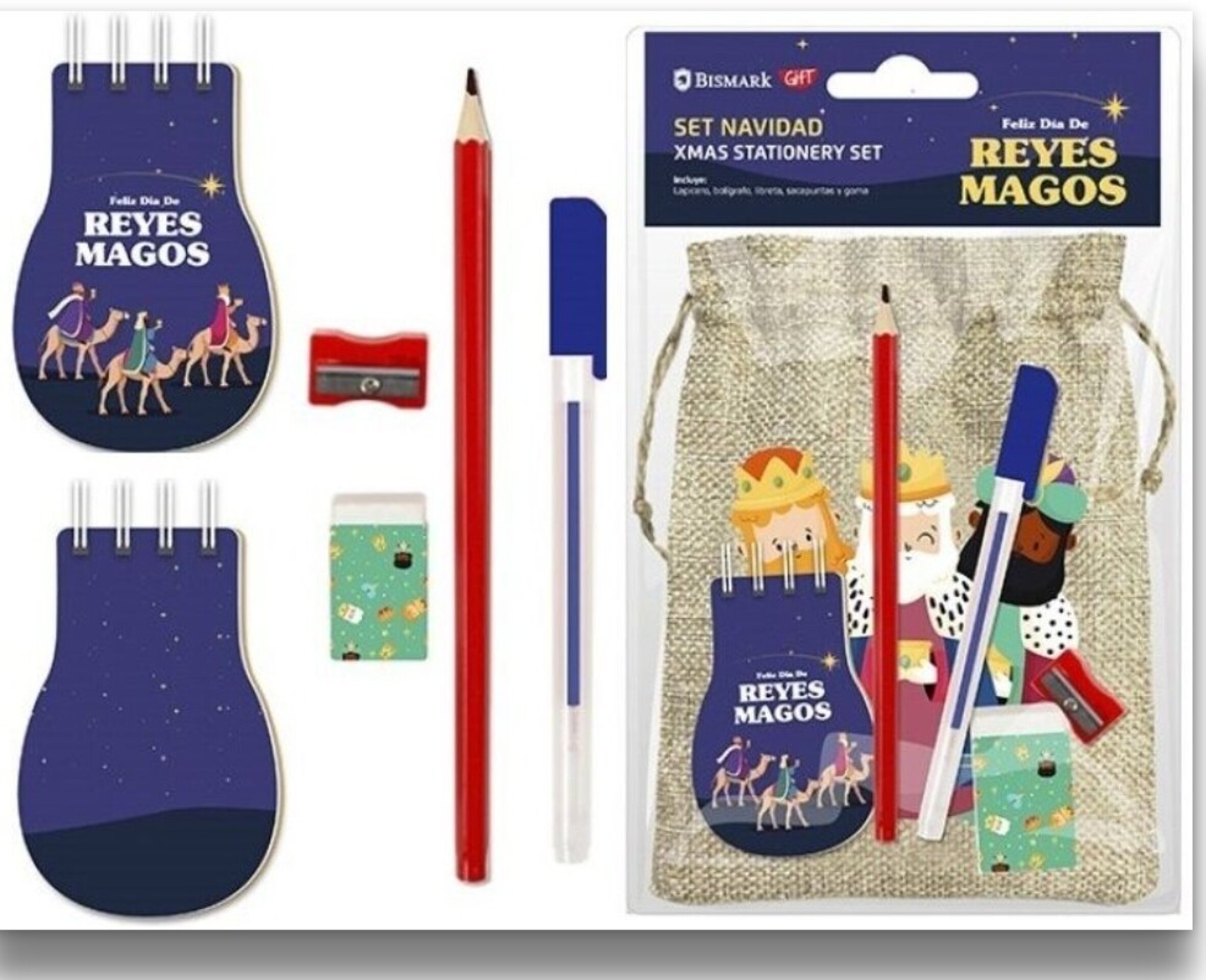 SET ESCRITORIO 6 PIEZAS REYES MAGOS - 2