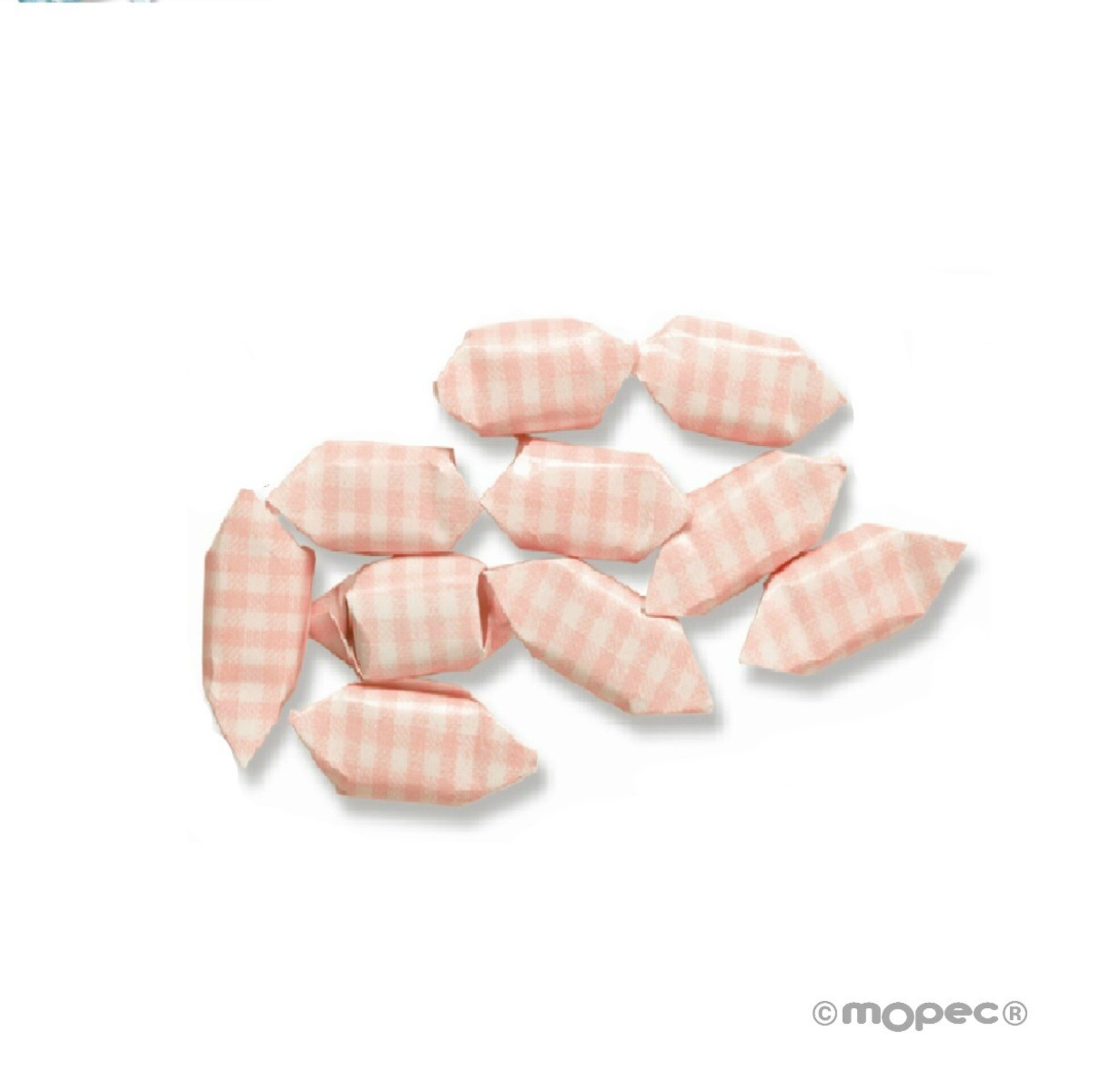 Caramelo frutas cuadros rosa 1Kg* - 1
