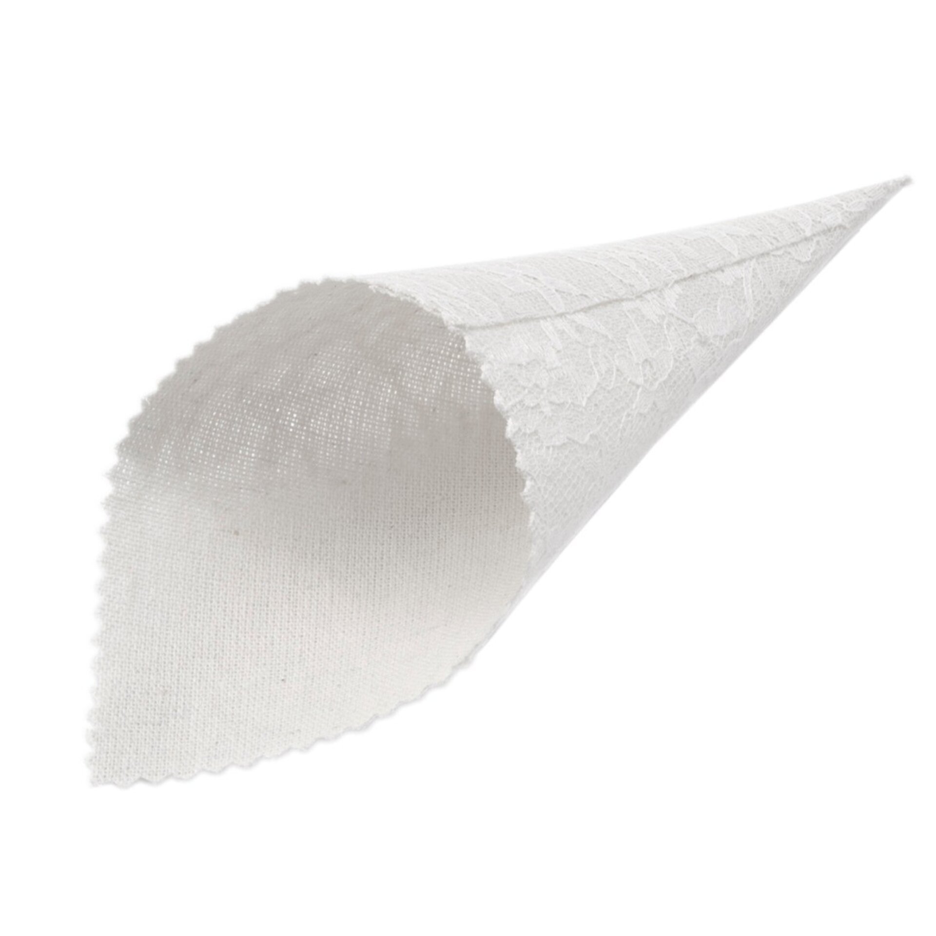 Cono 21cm.blonda marfil, min.12 0,85€ - 2