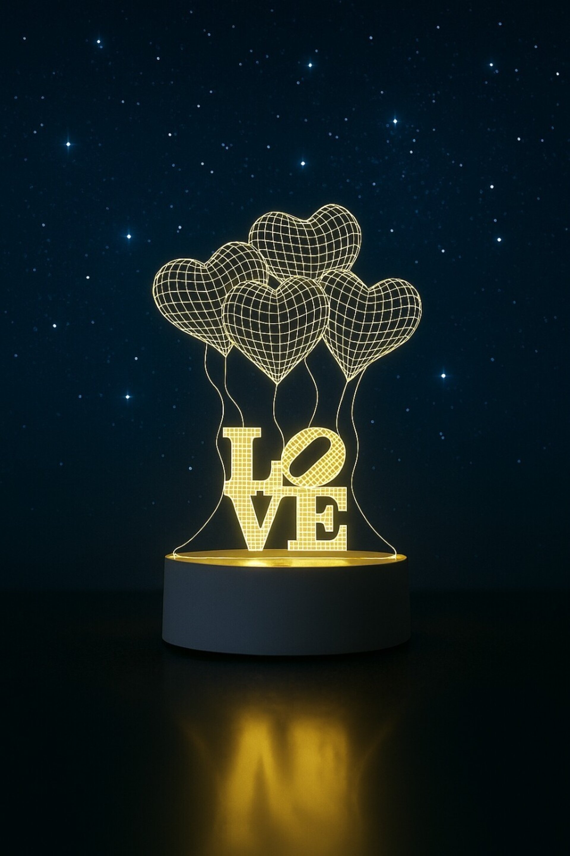 Lámpara led corazón - 1