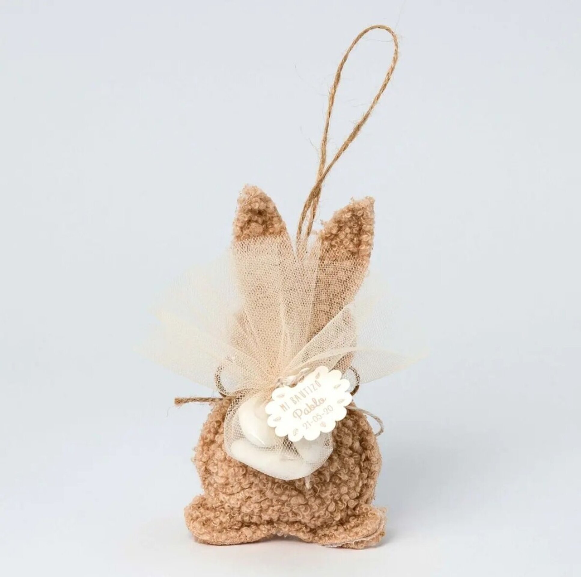 Conejitos colgante marfil/beige 3 peladillas choc 2 surt 2.60€ min 4 - 2
