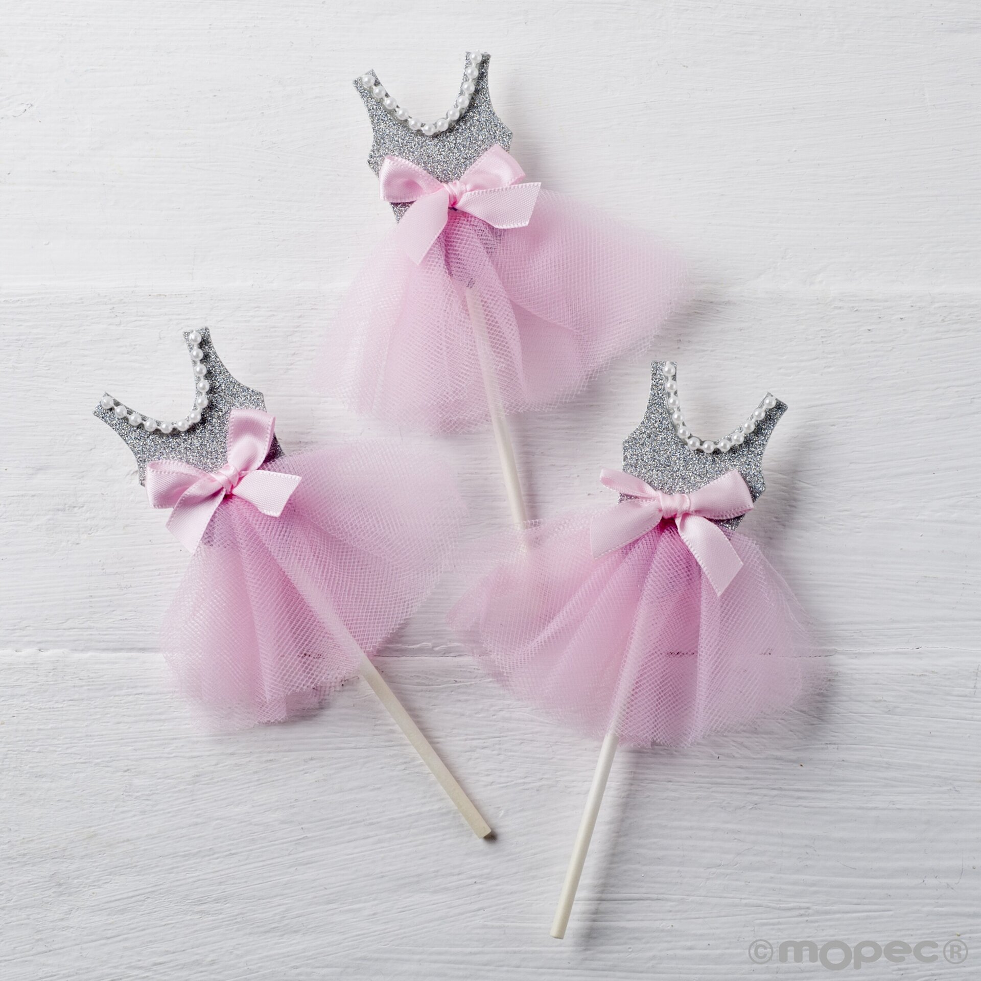 Pic bailarina gris-rosa min 5 precio ud 0,85€ - 2