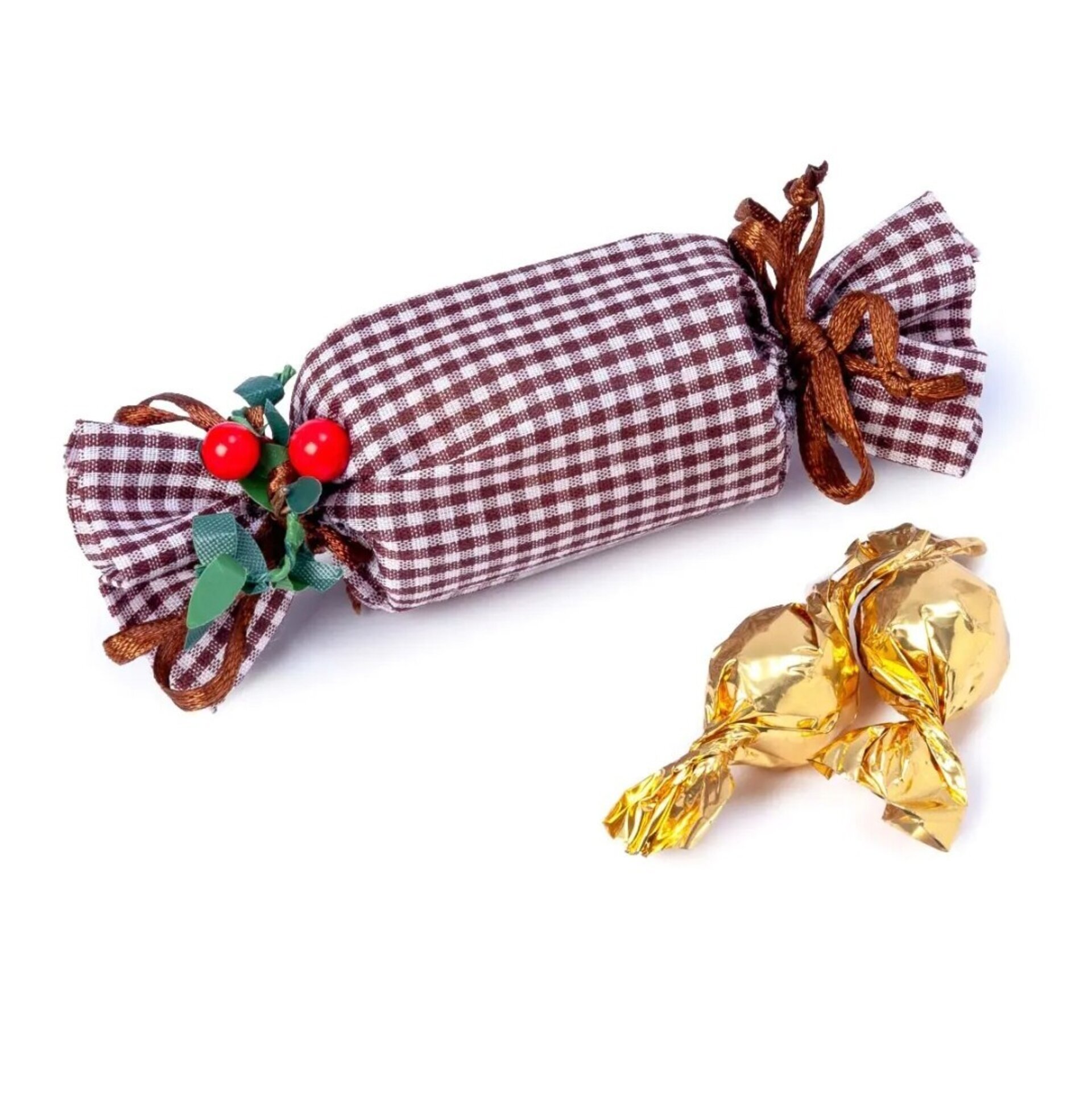 Decoración navideña caramelo y acebo con 2croki-choc - 2