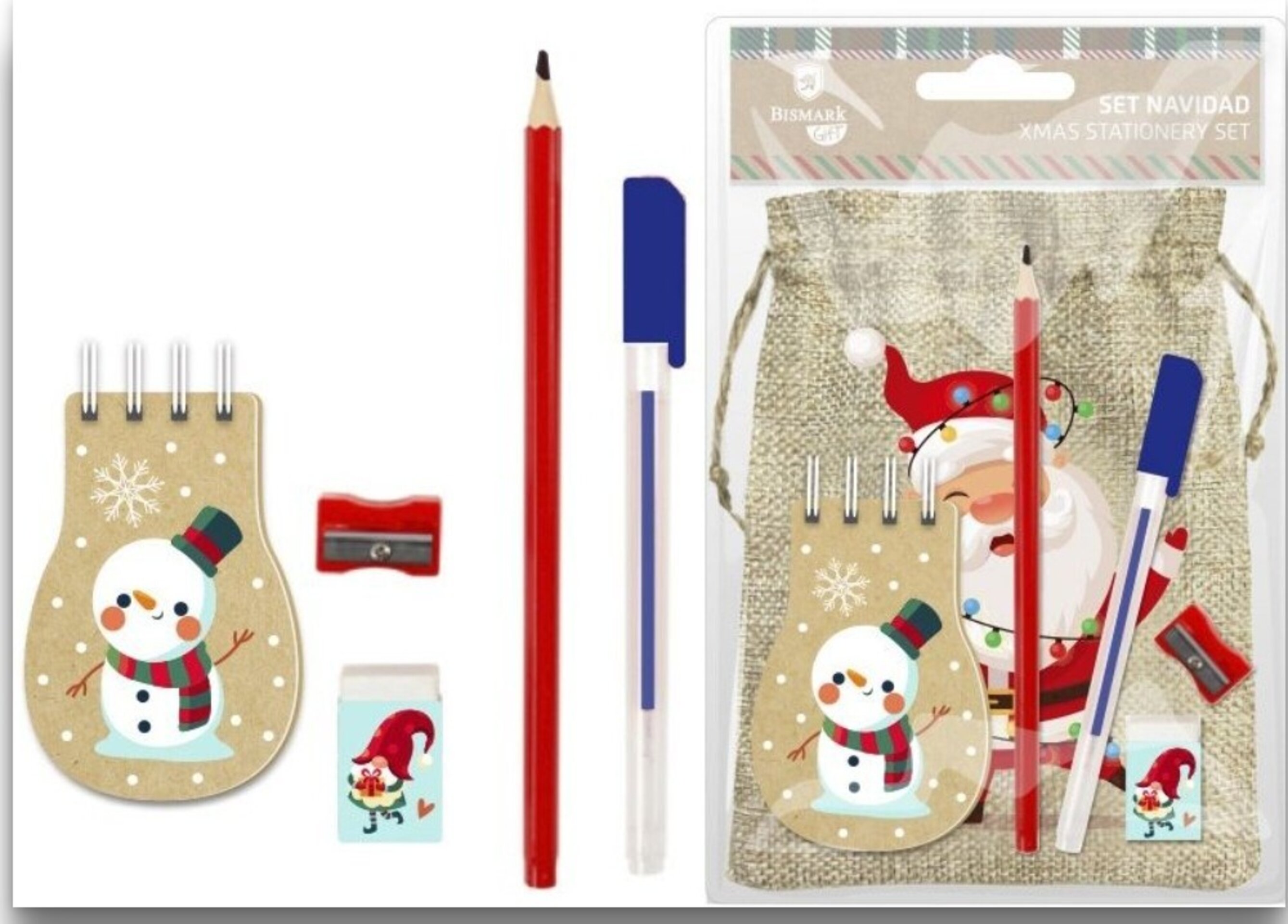 SET ESCRITORIO 6 PIEZAS NAVIDAD - 2