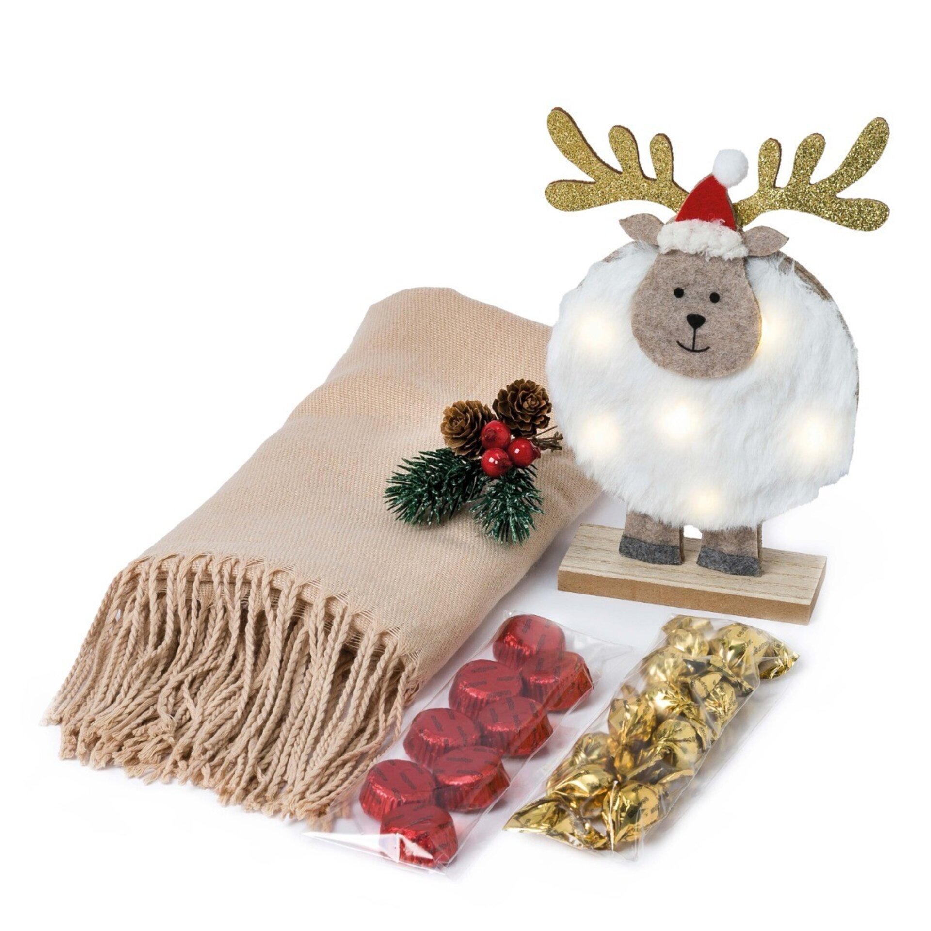 Pack reno con pashmina 10 crokis y 8 bombones - 2