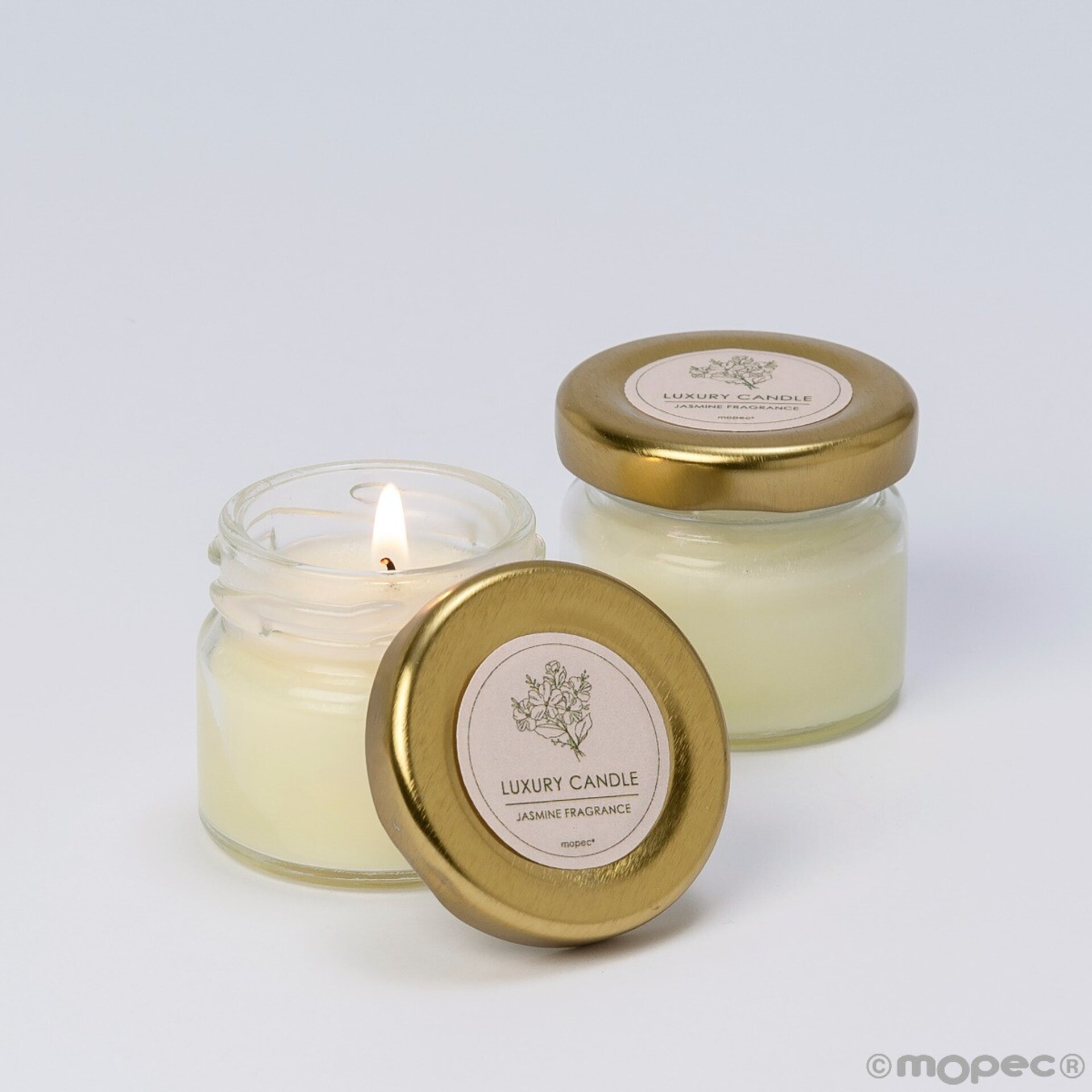 Vela aroma jazmín en frasco pequeño, Ø4,5x4cm min.6 1,99€ - 2