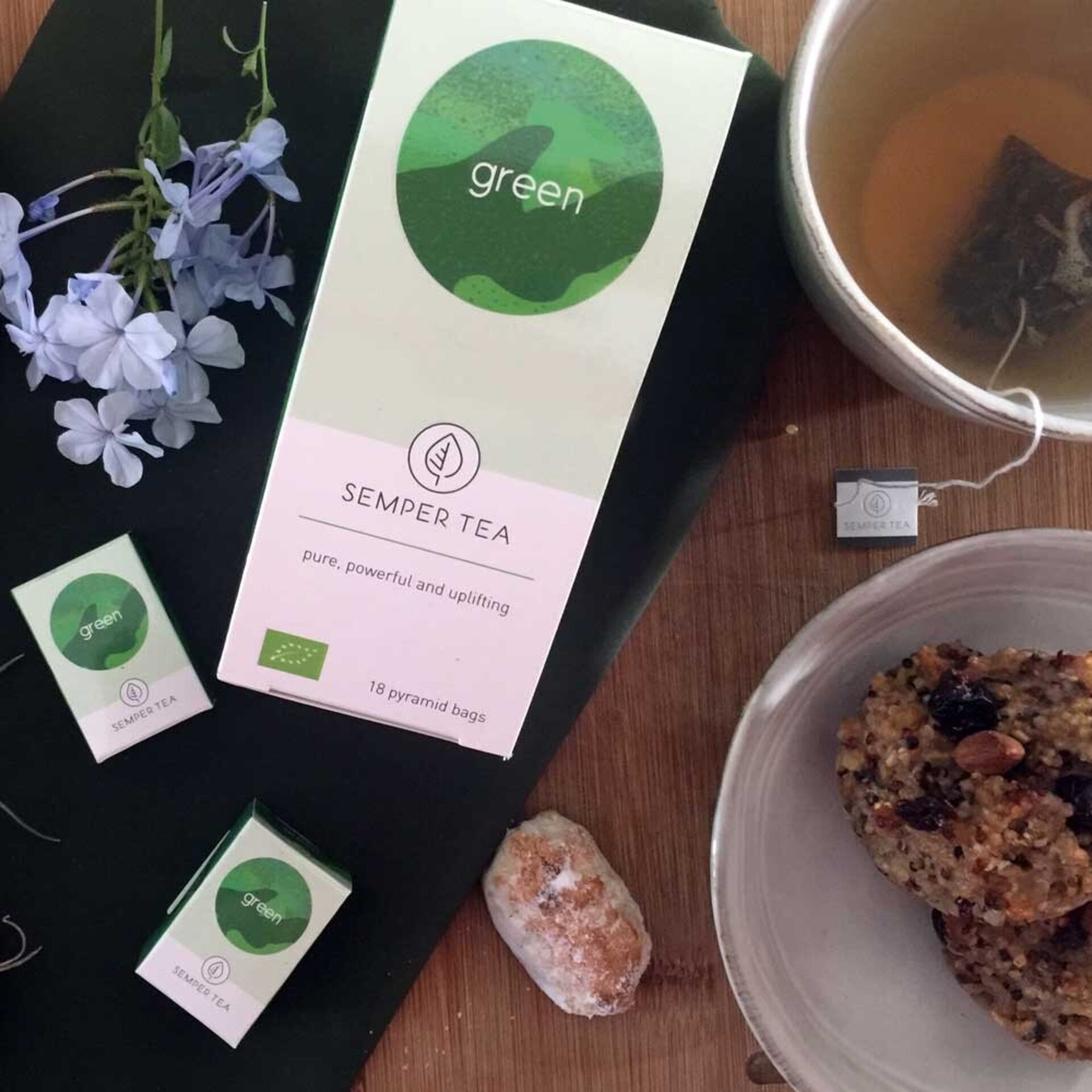 GREEN té verde orgánico I Té pirámide - 2