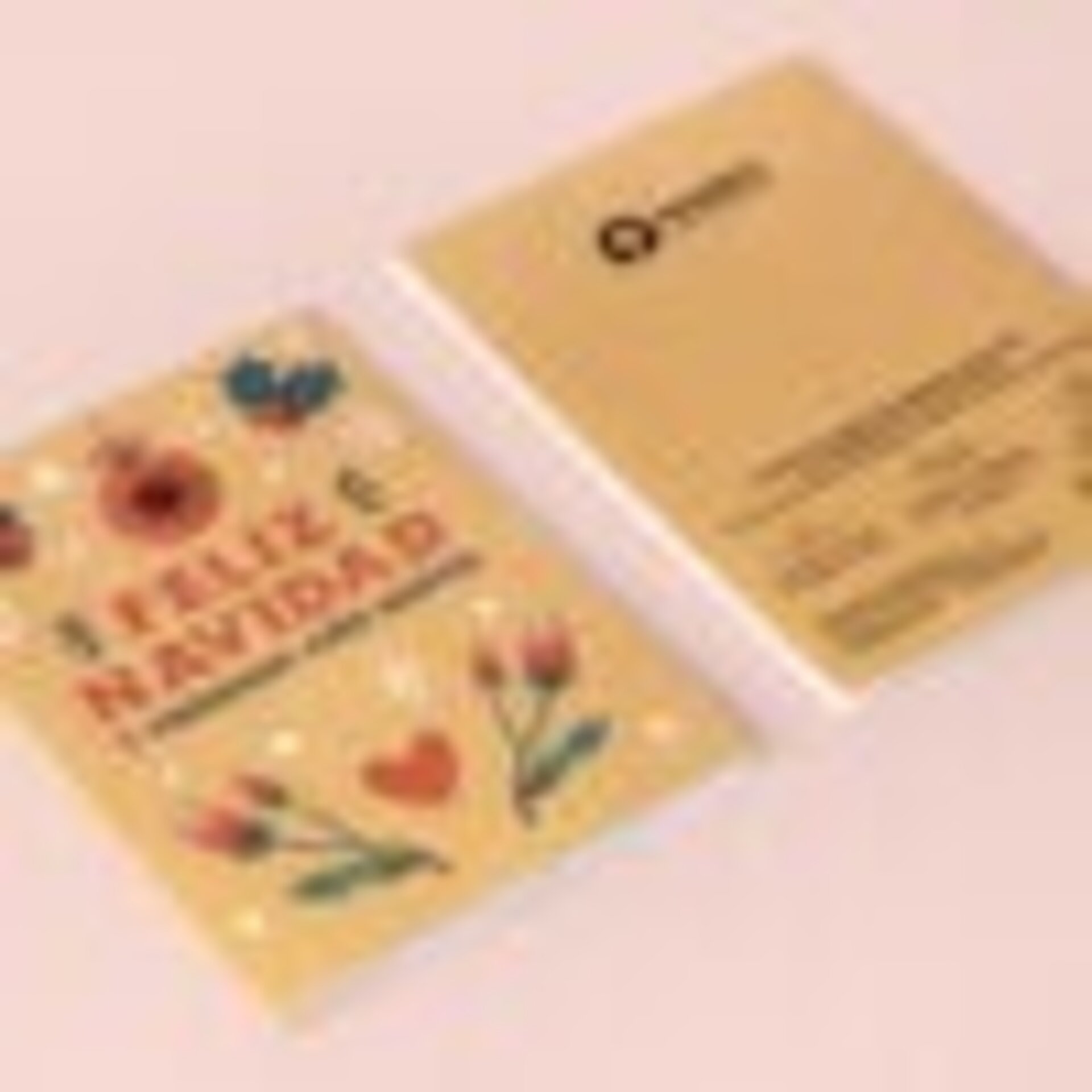 Tarjeta navideña plantable con sobre de papel vegetal - 3