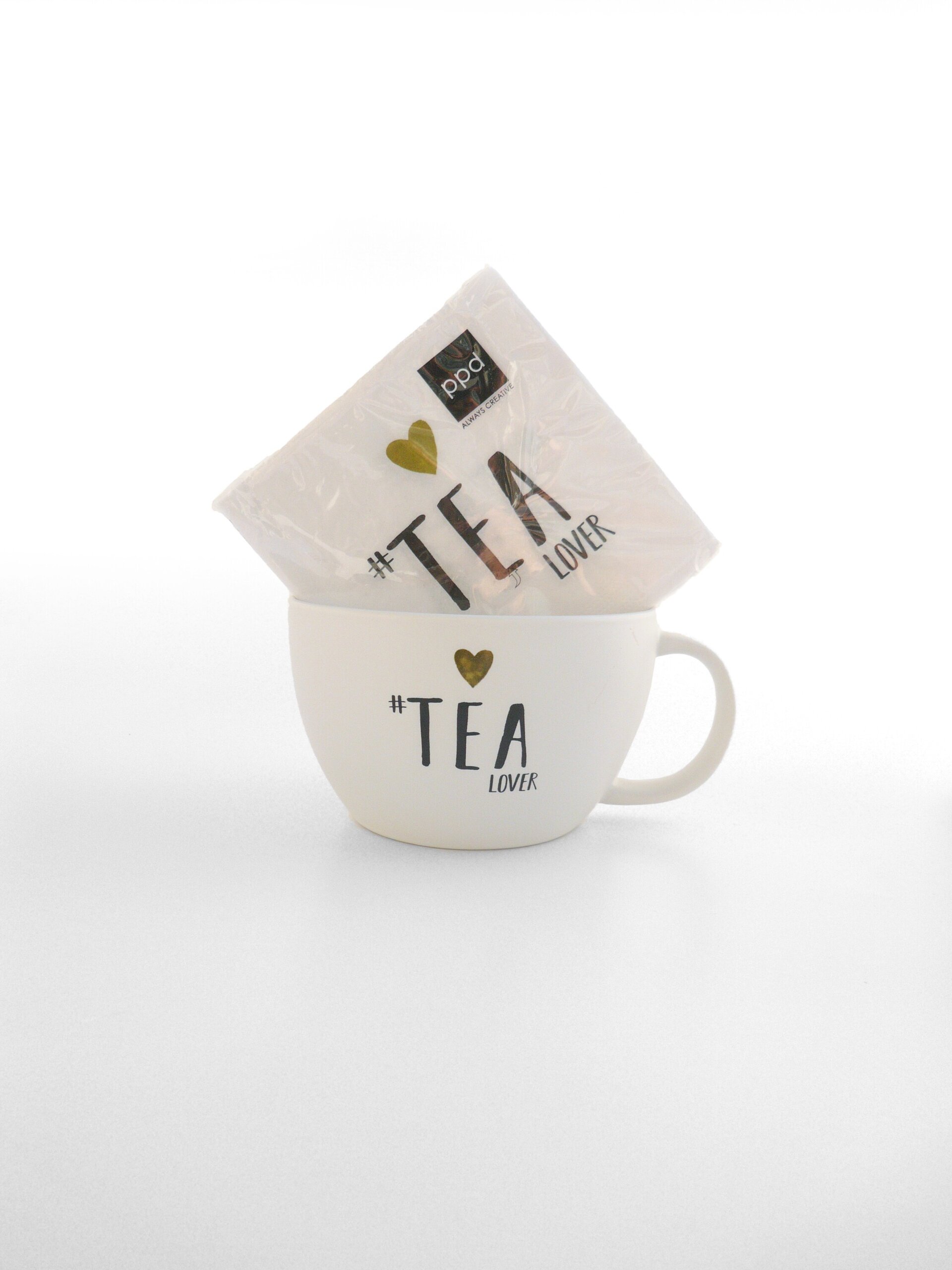 Regalos para madre | Tés verdes + Taza XXL + Servilletas - 2