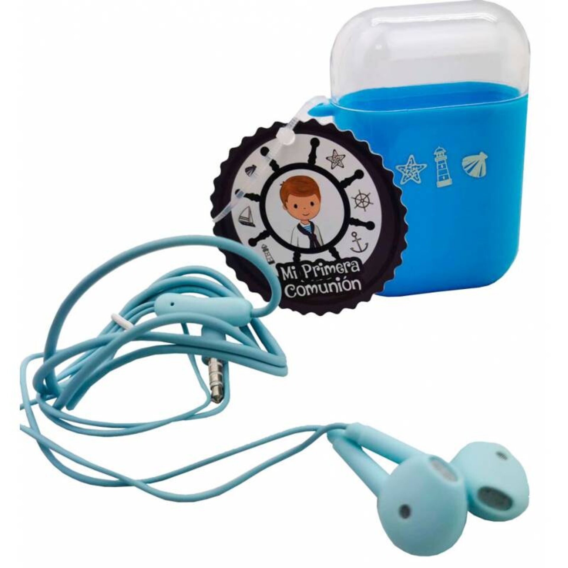 AURICULARES COMUNIÓN EN ESTUCHE NIÑA / NIÑO - 2