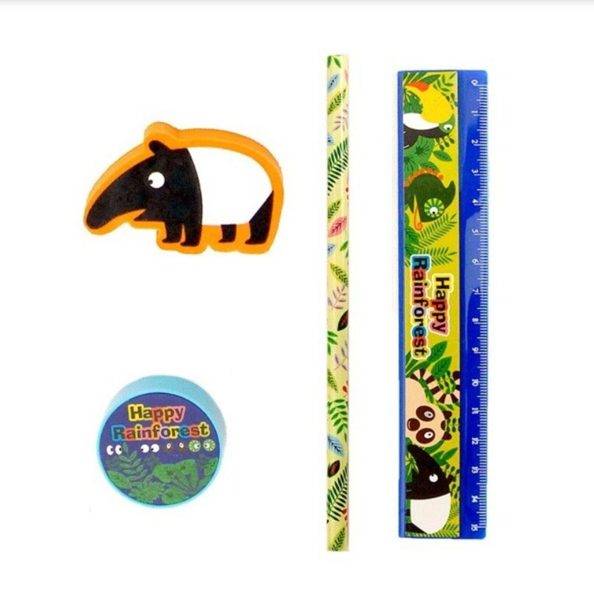 SET 4 PCS PAPELERÍA ANIMALES DE REGALO + MOCHILA SPORTS FÚTBOL - 2