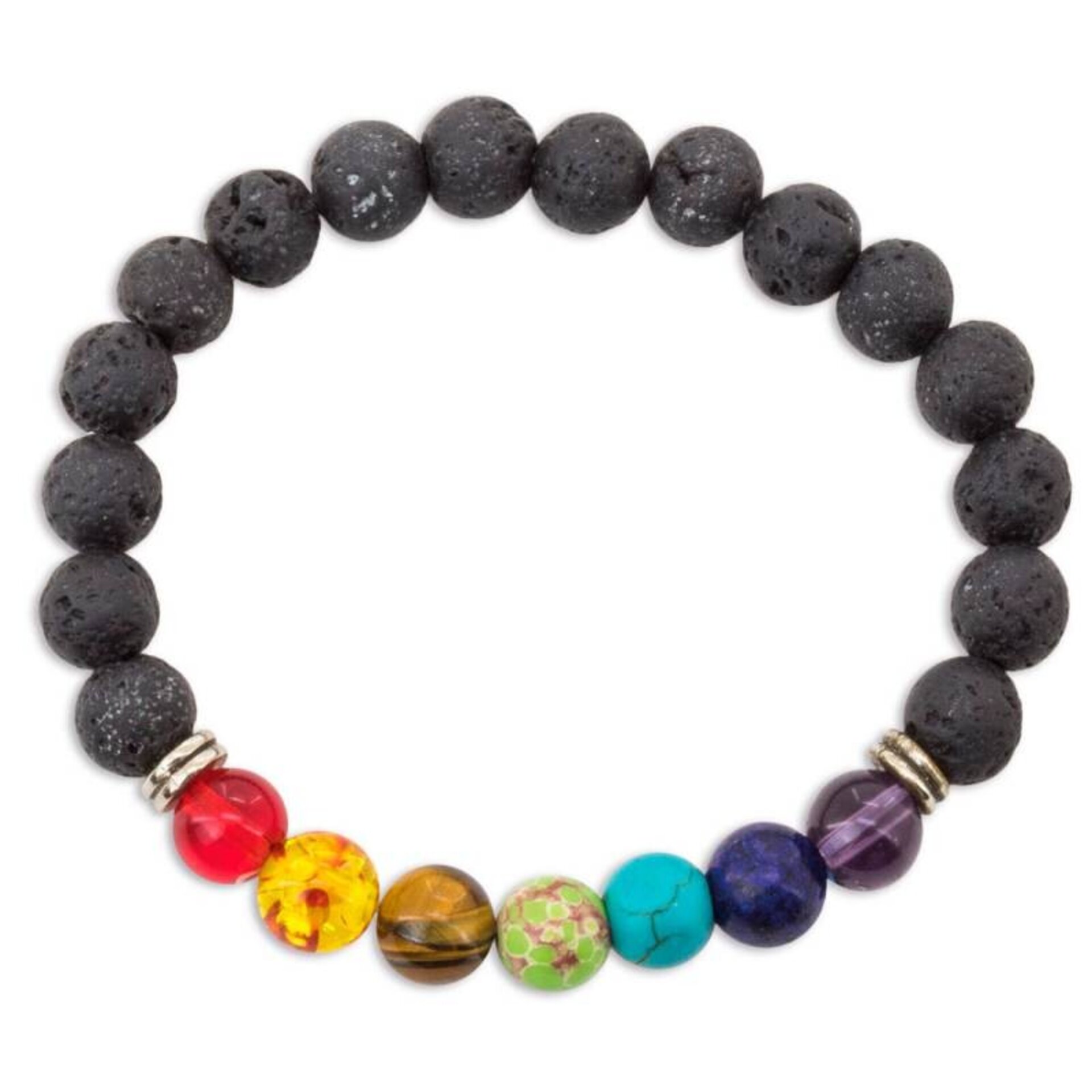 PULSERA PIEDRA VOLCÁNICA - 2