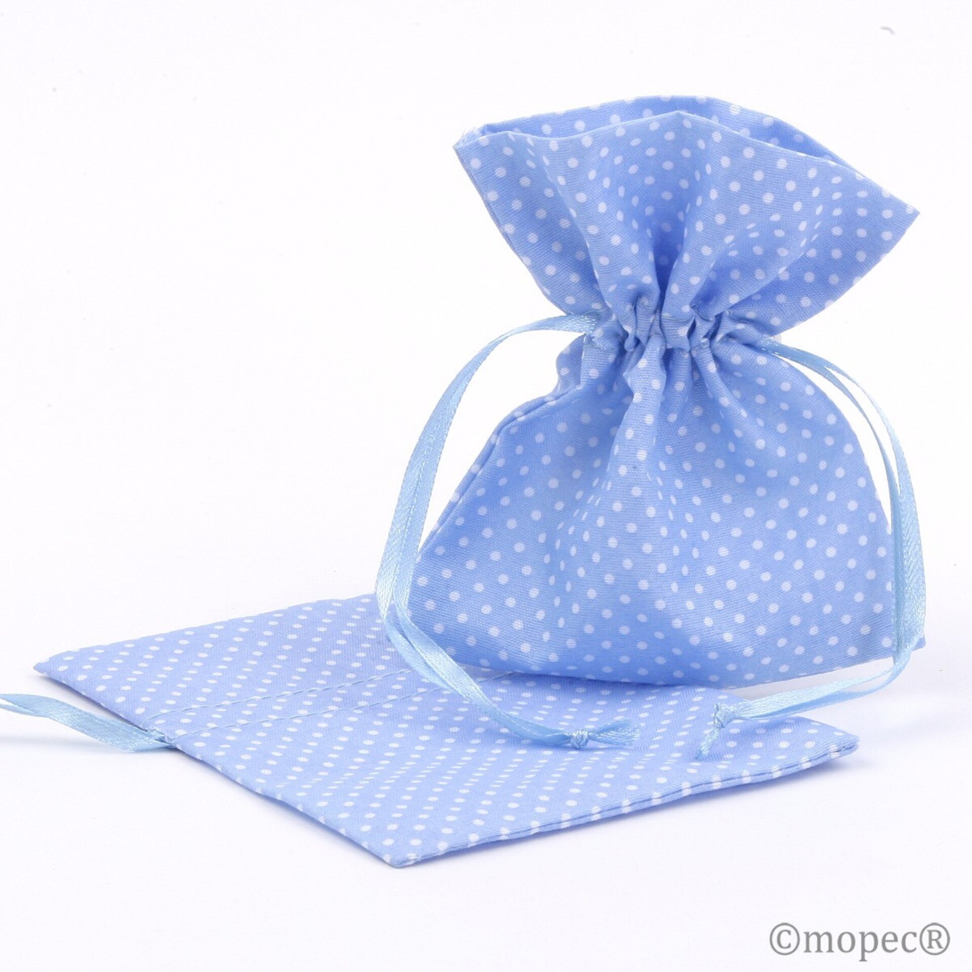 Bolsa topitos azul 10x12cm. Min.24 0,55€ ud - 2